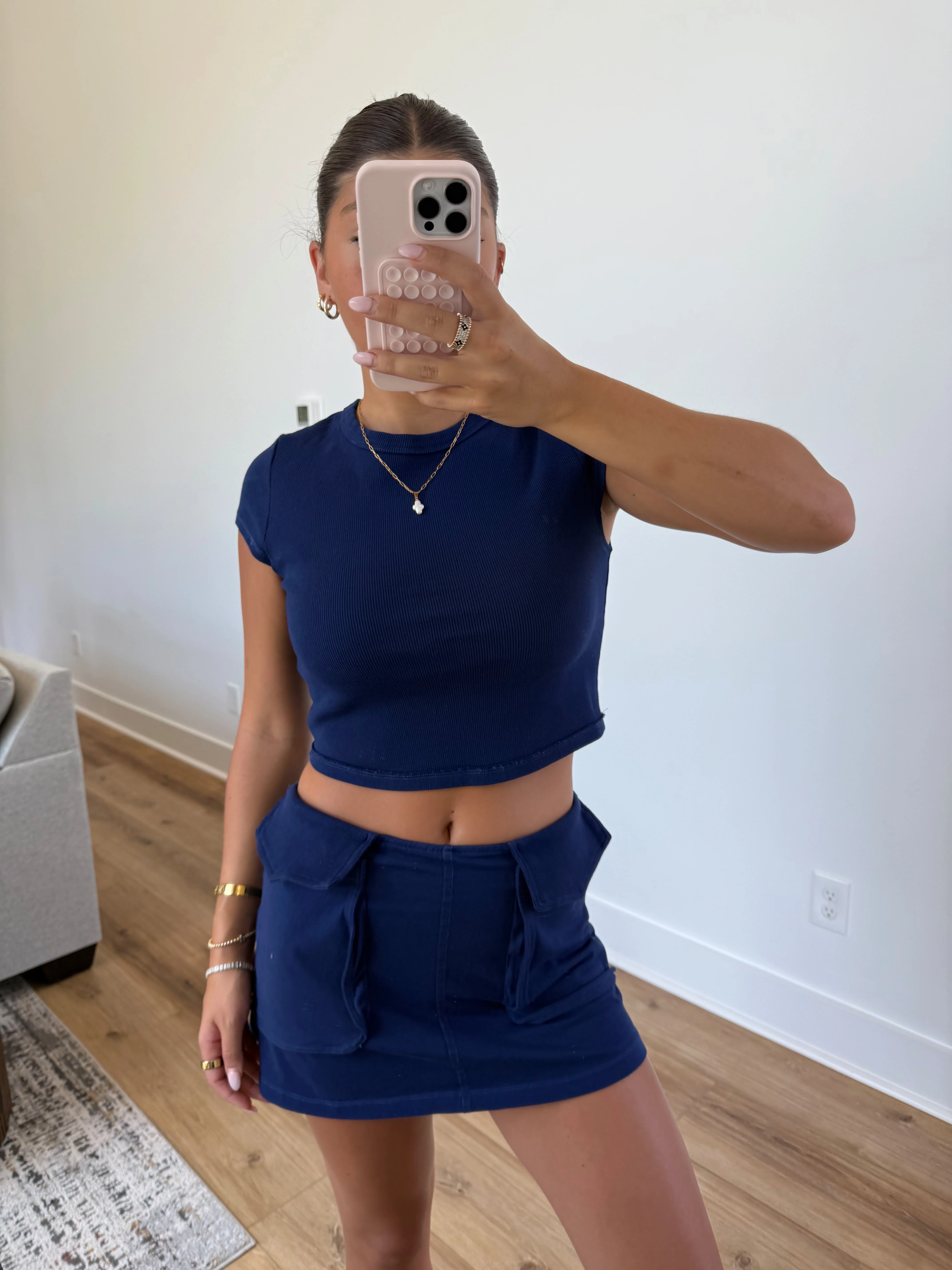 Muse On The Move Skort Set (Deep Blue) - Image 2