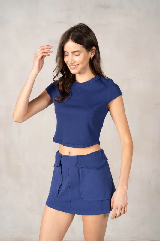 Muse On The Move Skort Set (Deep Blue) - Image 6