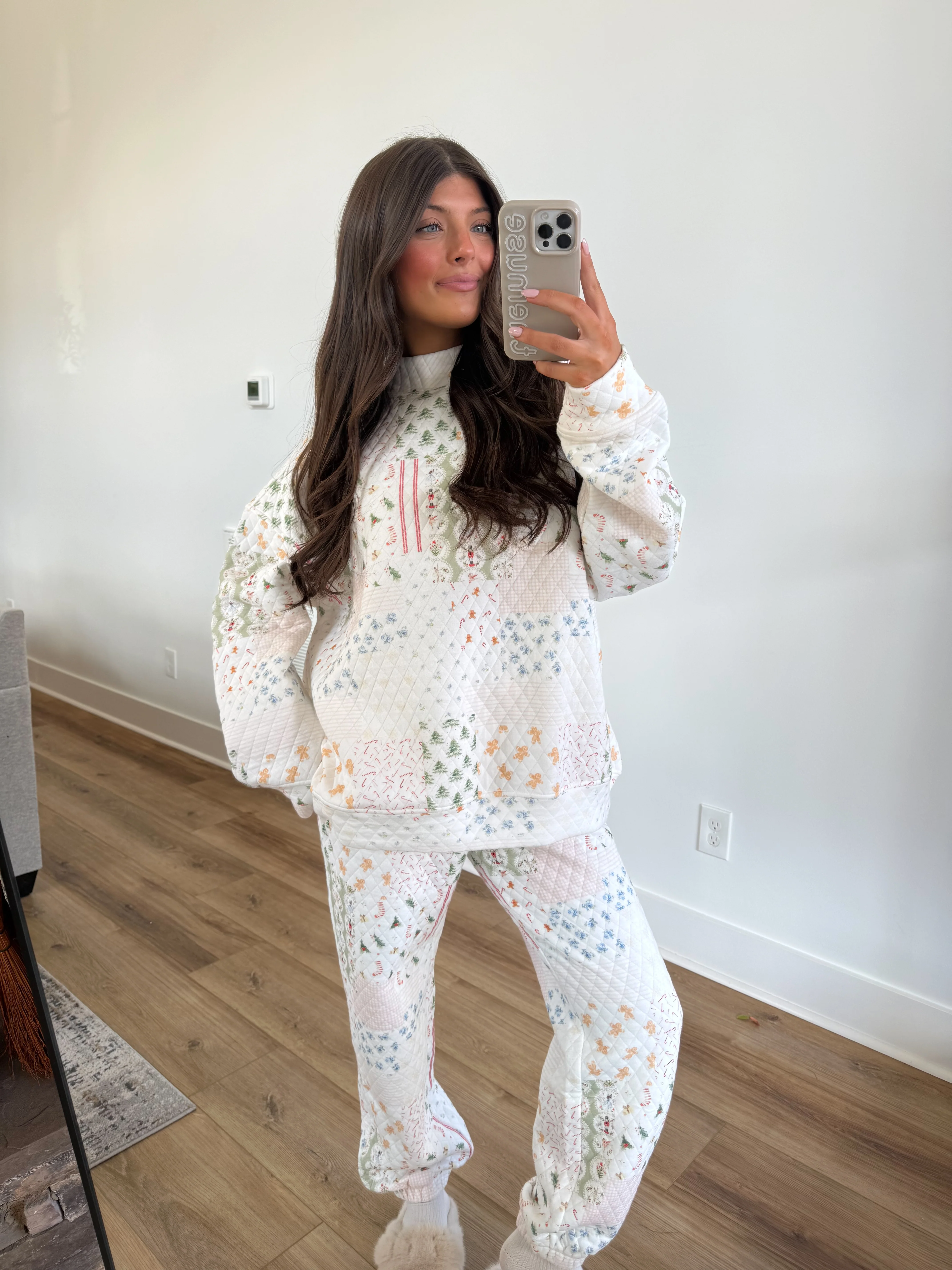 North Pole Quilted Joggers - Image 2