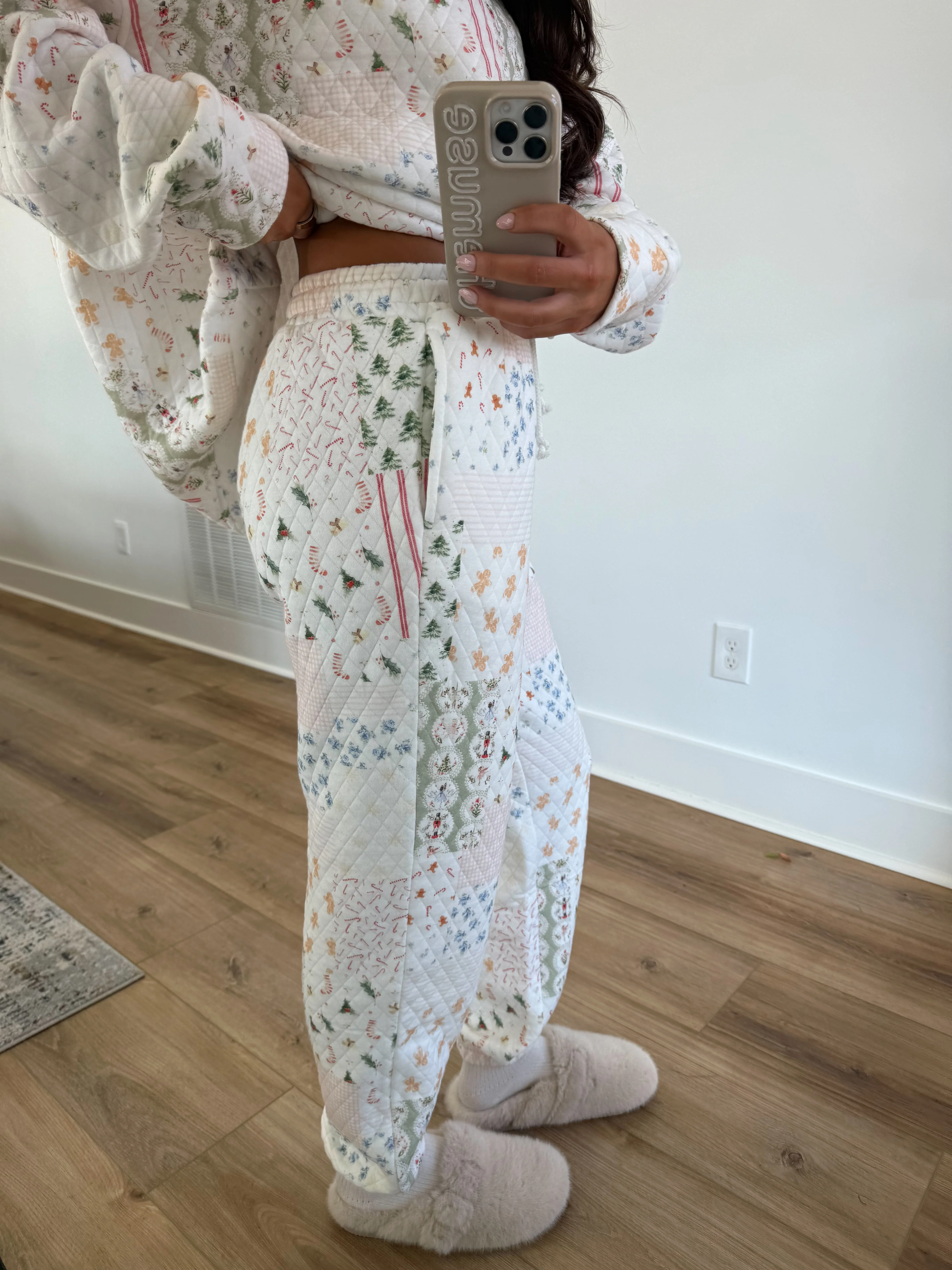 North Pole Quilted Joggers - Image 3