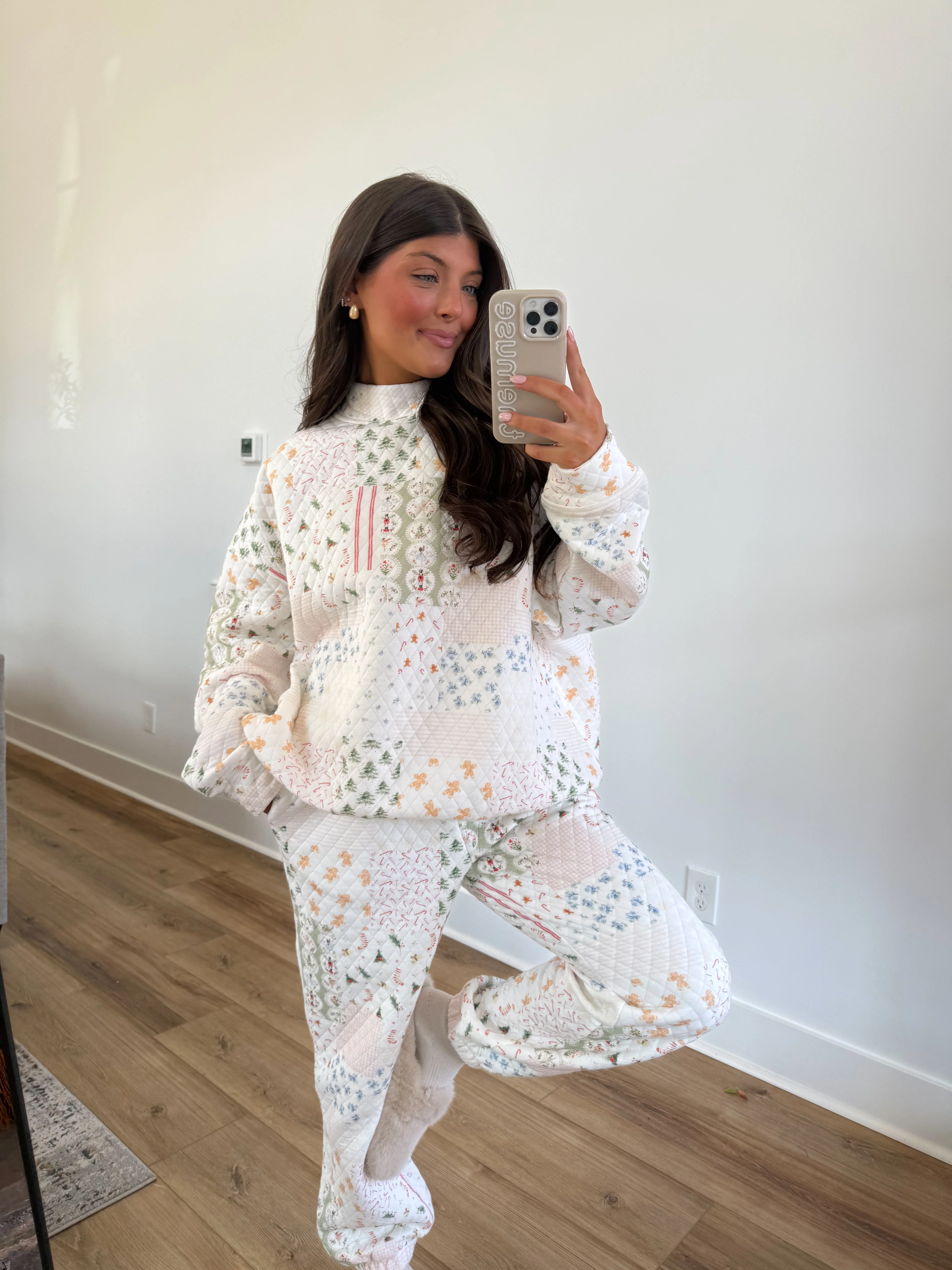 North Pole Quilted Joggers - Image 4