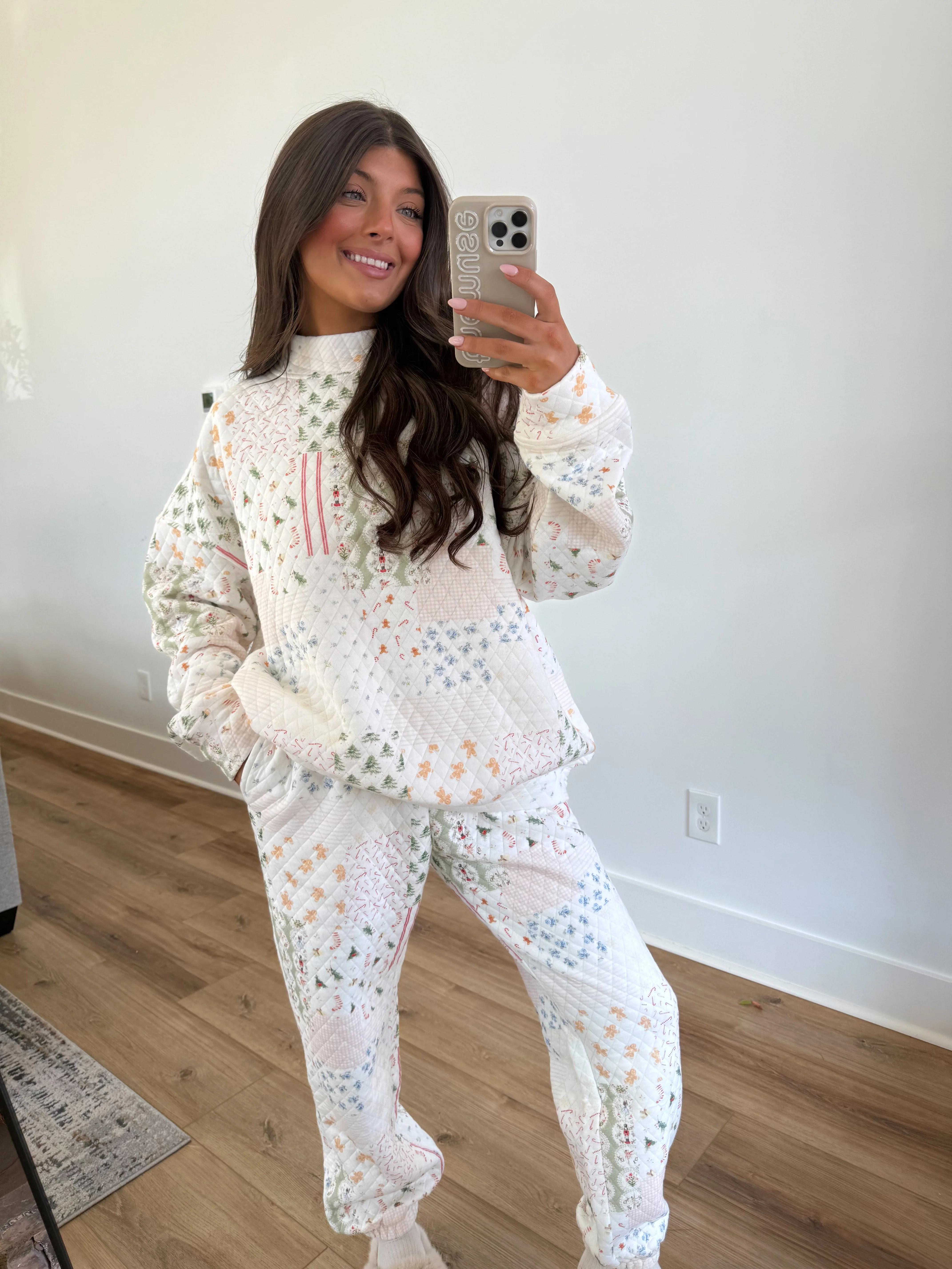 North Pole Quilted Joggers - Image 5