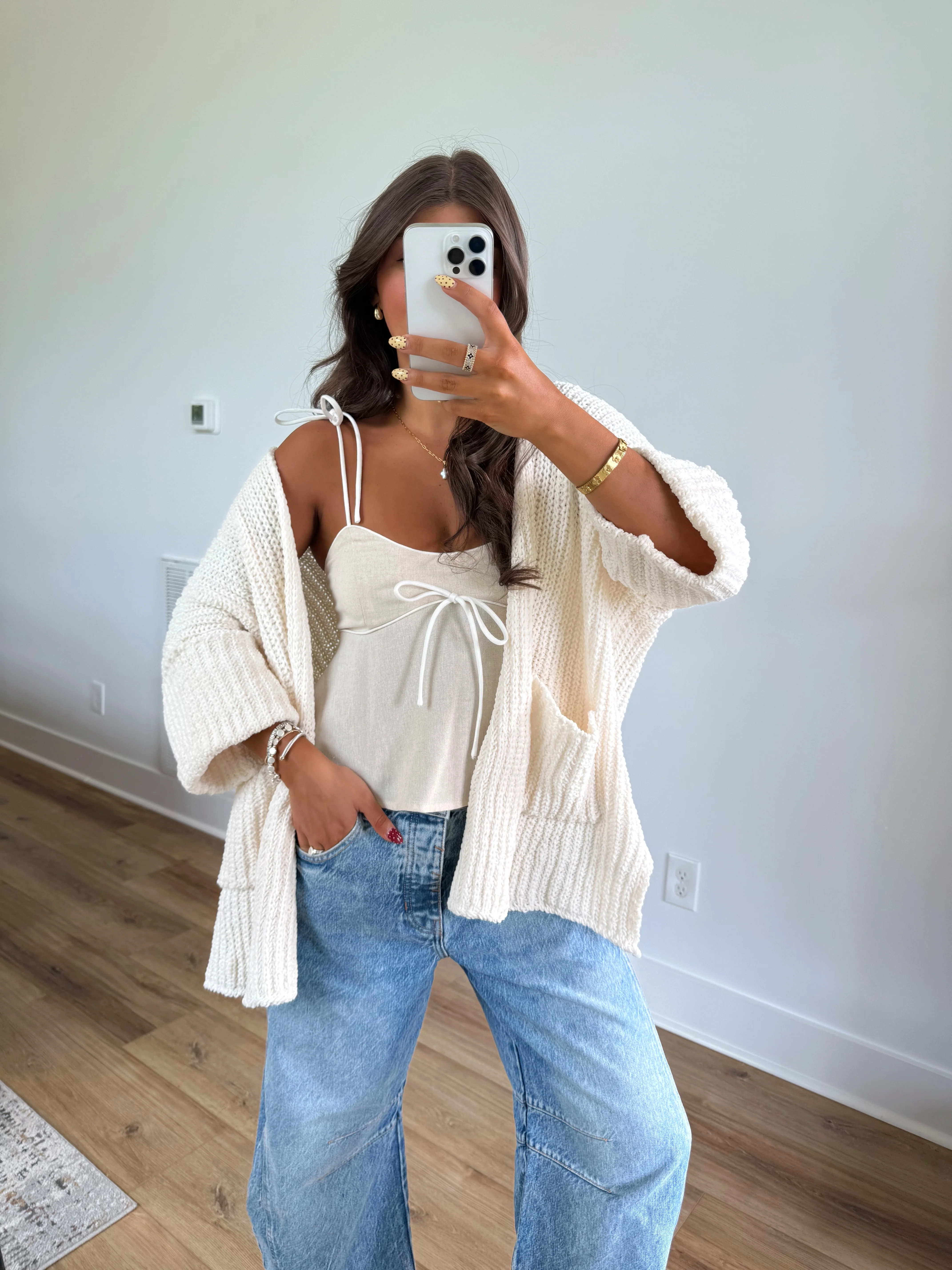 Oat Milk Cardigan (Cream)(Restock) - Image 2