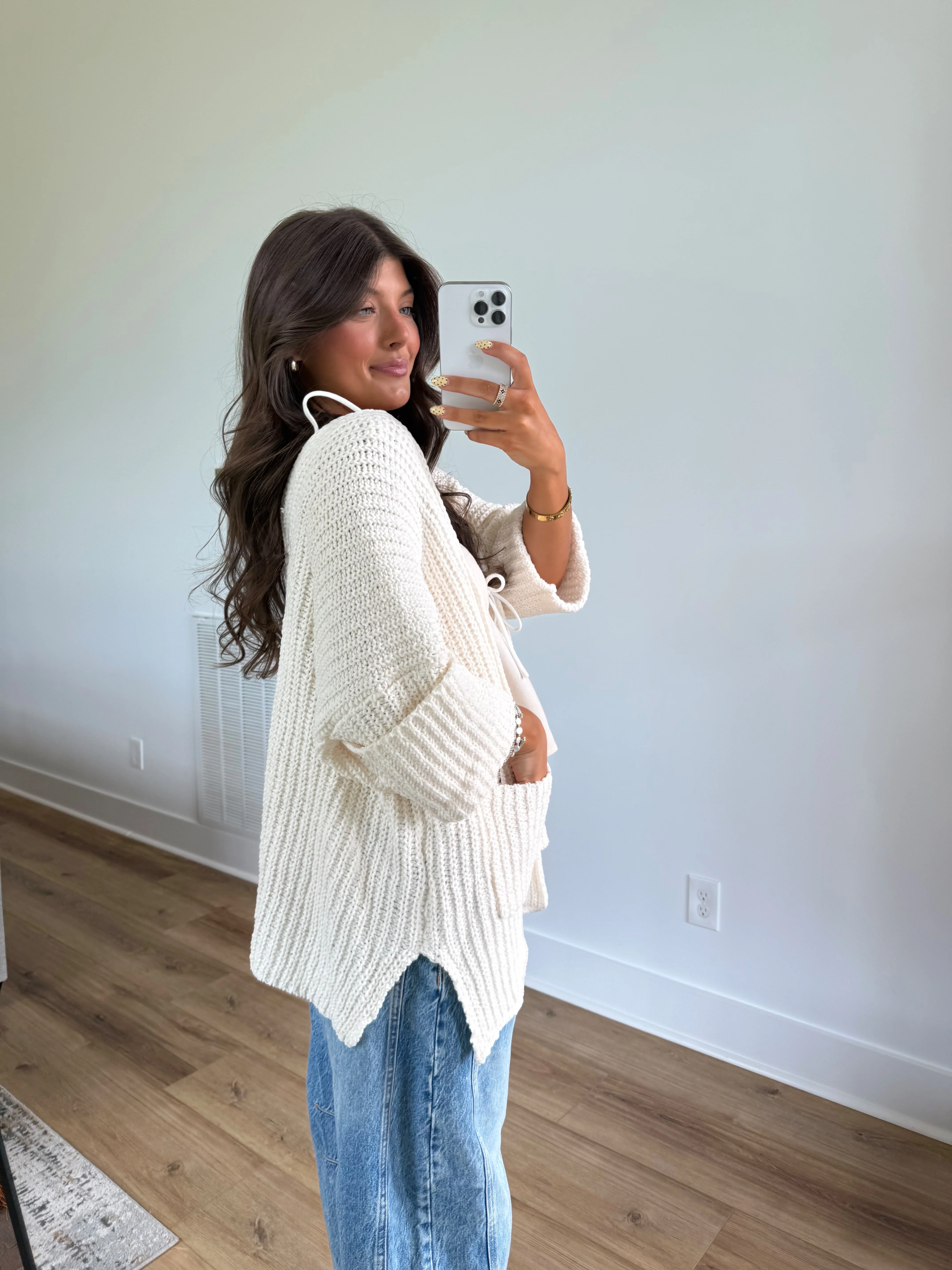 Oat Milk Cardigan (Cream)(Restock) - Image 3