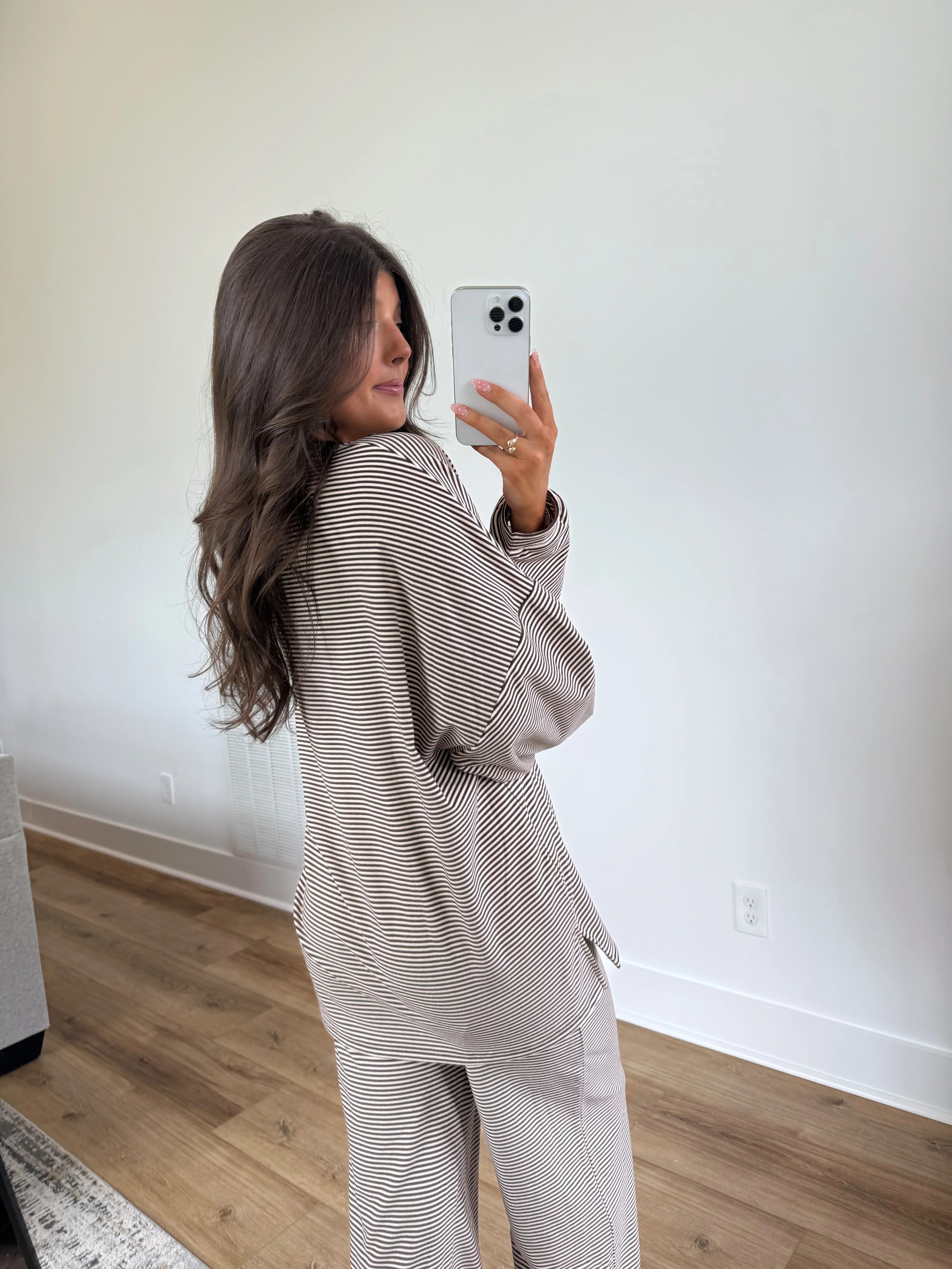 October Fleece TOP (Brown/Cream) (Restock) - Image 4