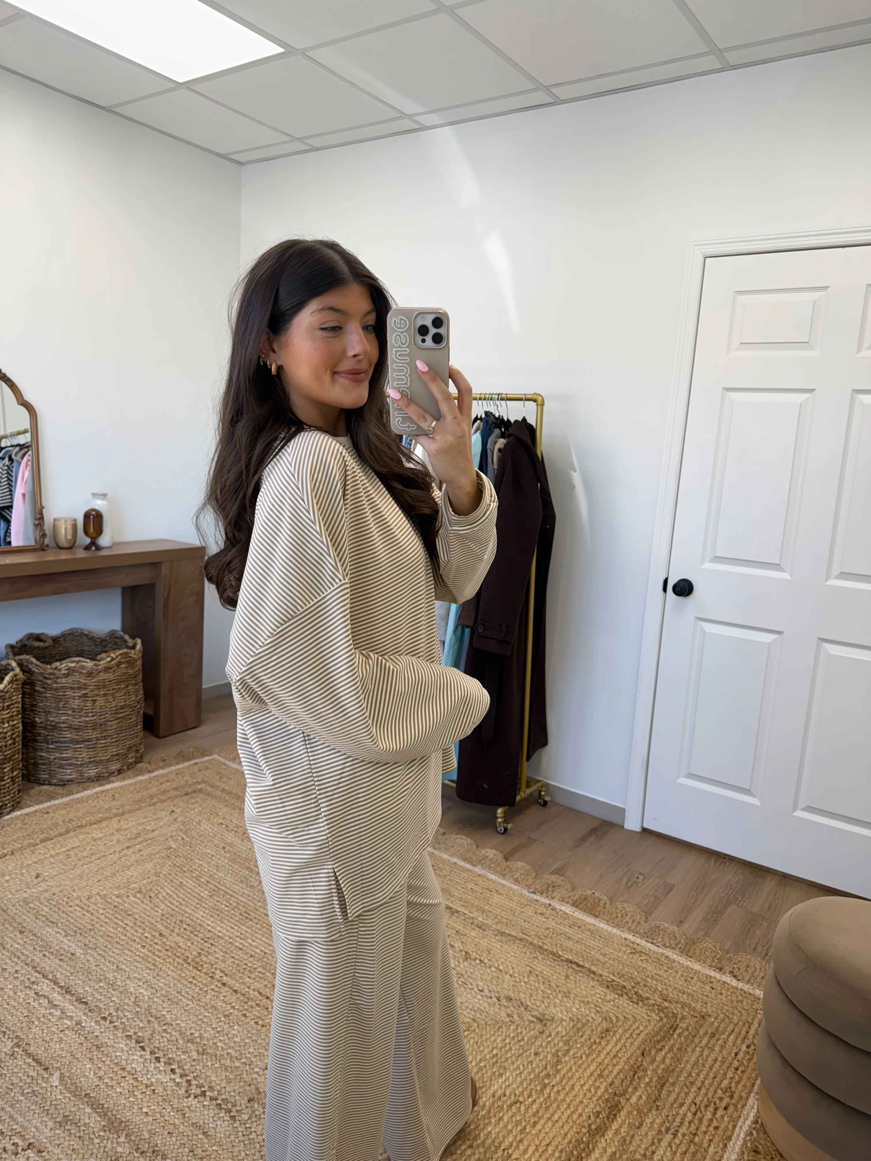 October Fleece TOP (Tan/Cream) (Restock) - Image 6