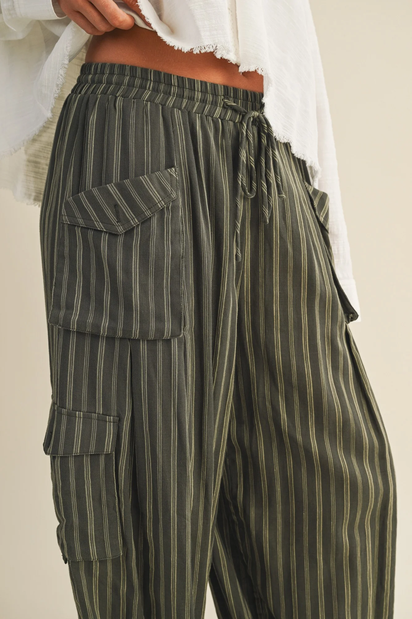 Olive Coast Cargo Pants - Image 8