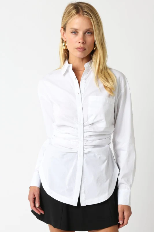 Olivia Button Up (White) - Image 7