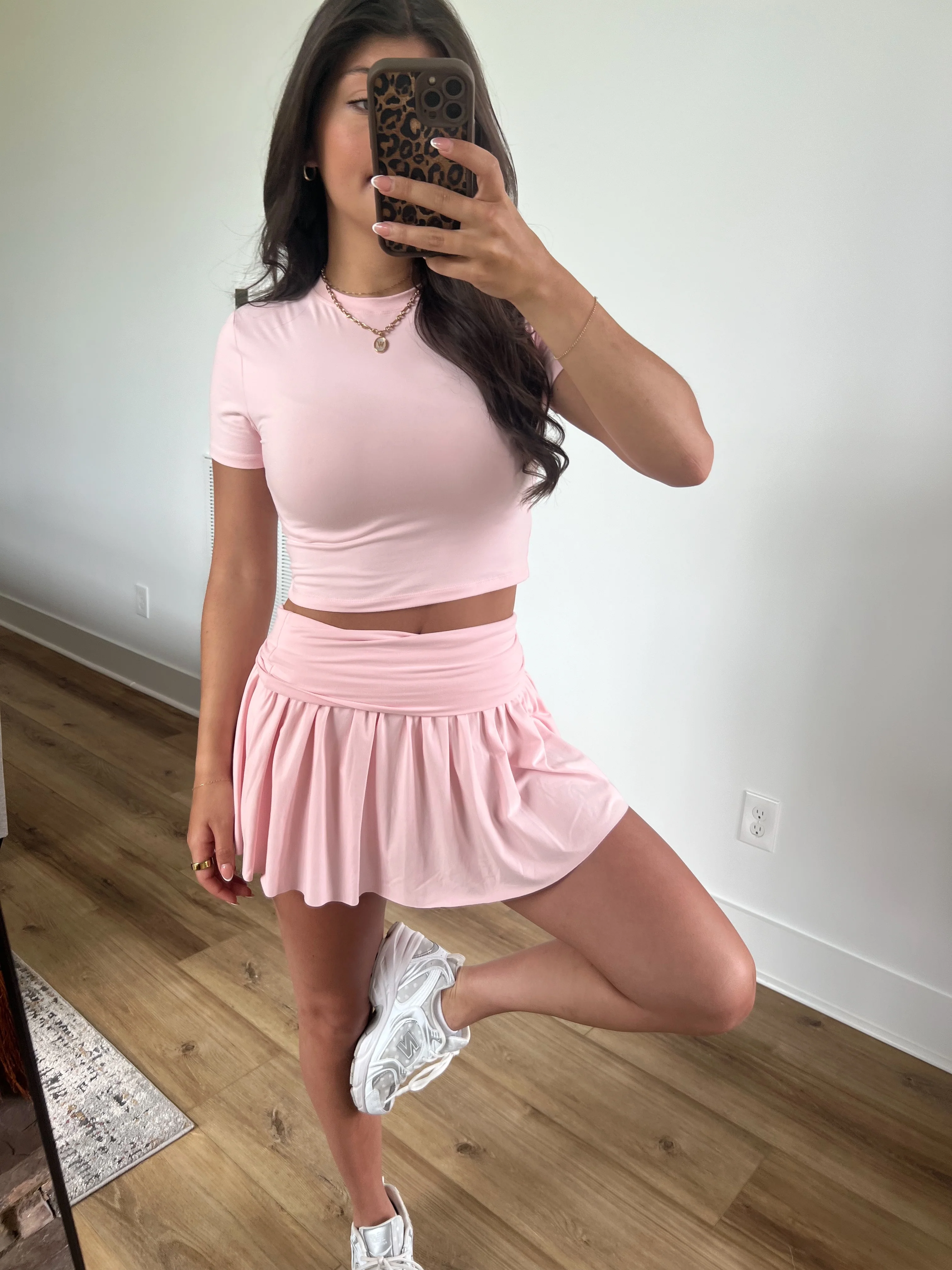 Pink Cloud Skirt Set - Image 2