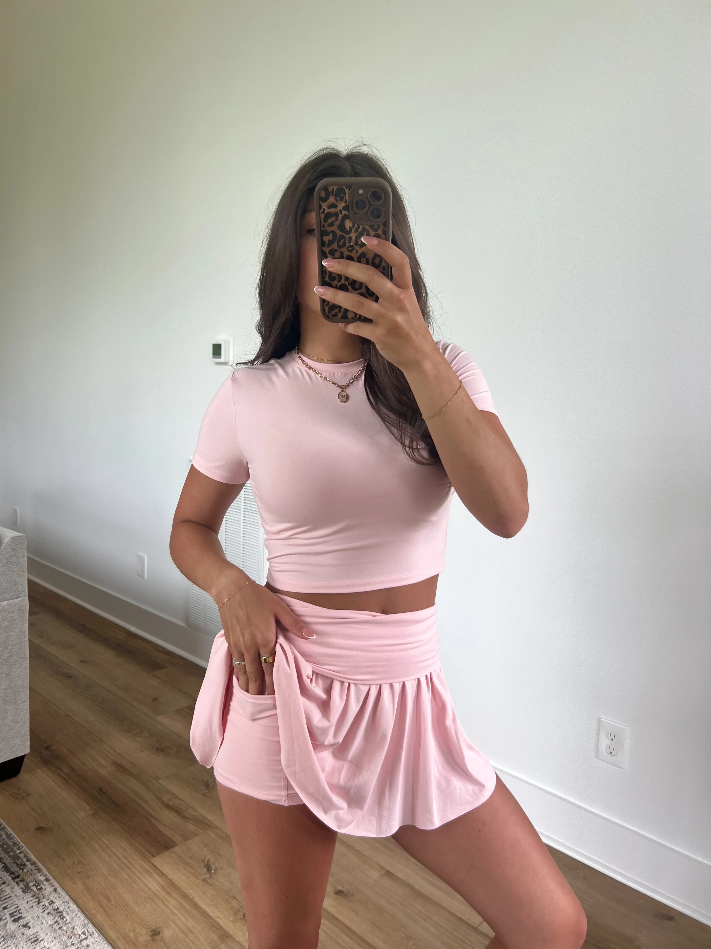 Pink Cloud Skirt Set - Image 4