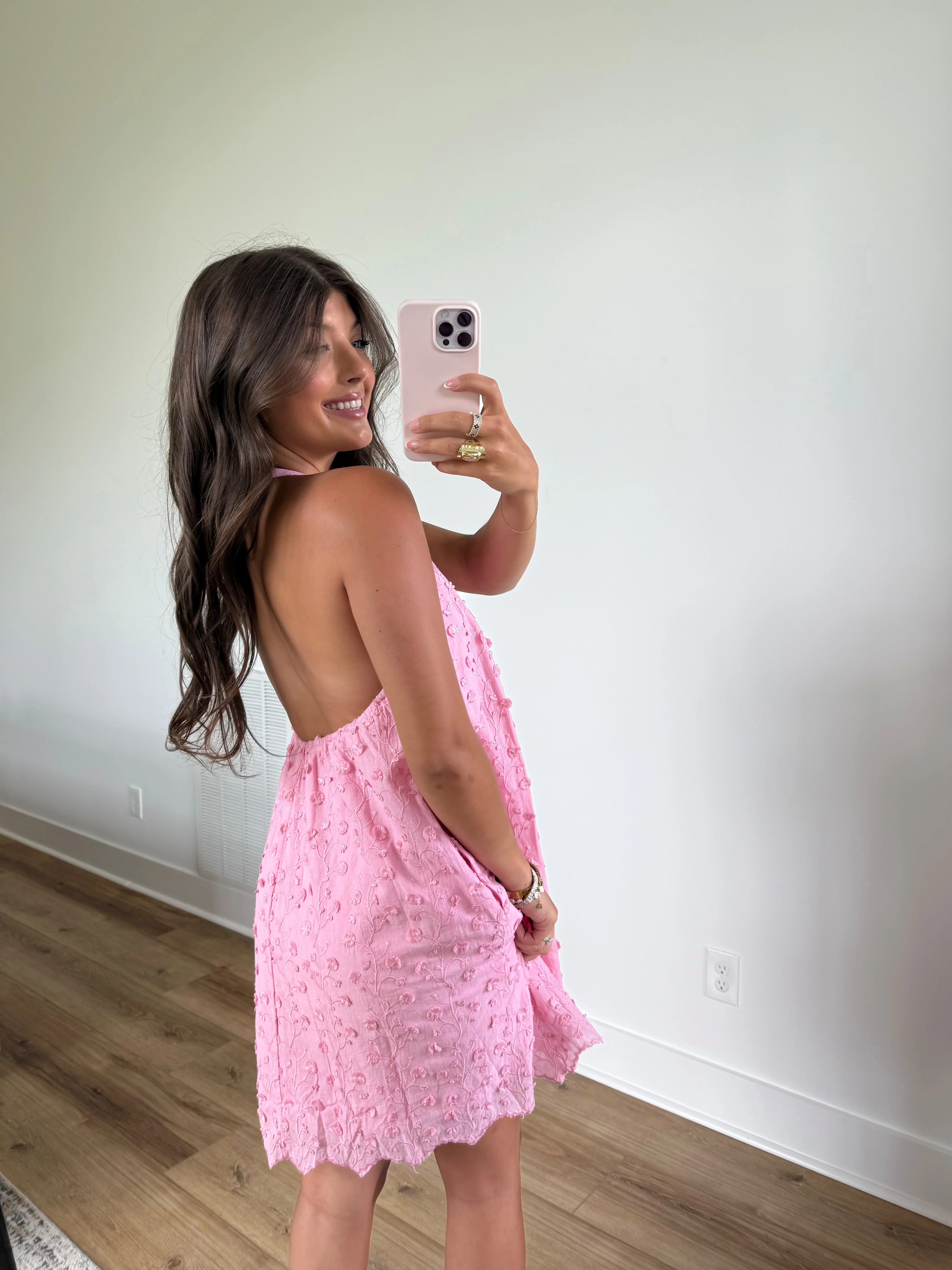 Pink Paloma Mini Dress - Image 3