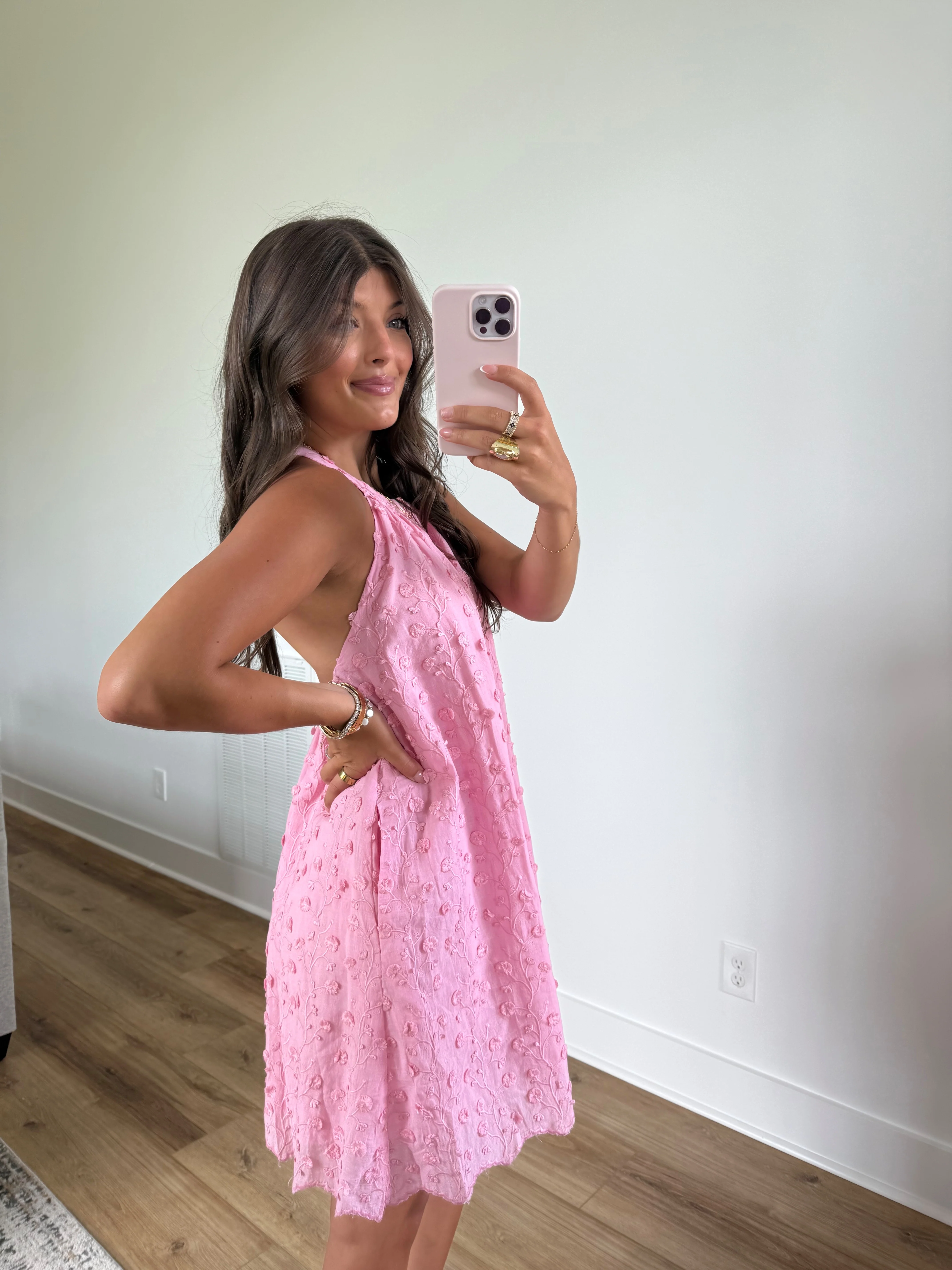 Pink Paloma Mini Dress - Image 4