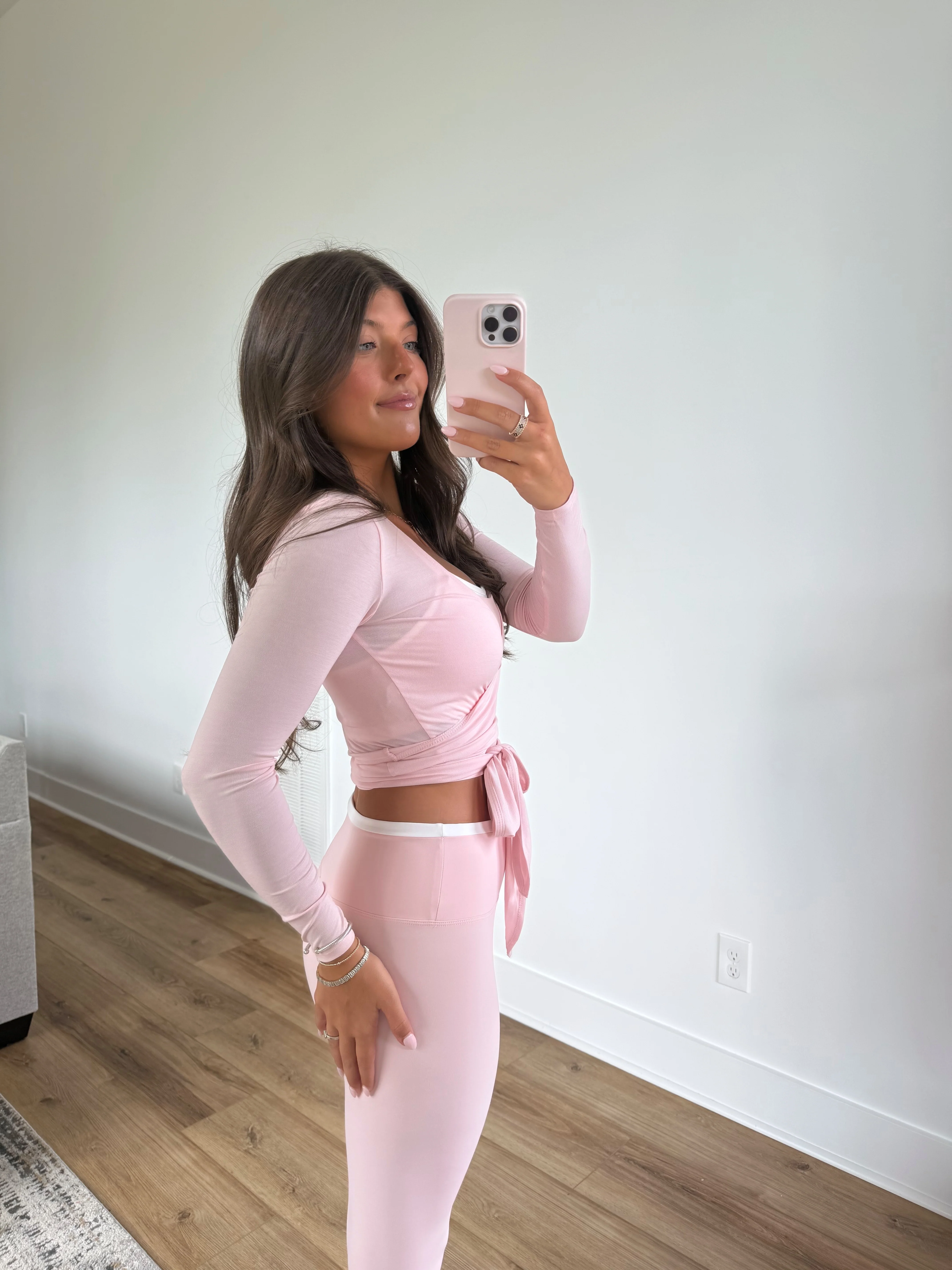 Pink Wrap Top - Image 2