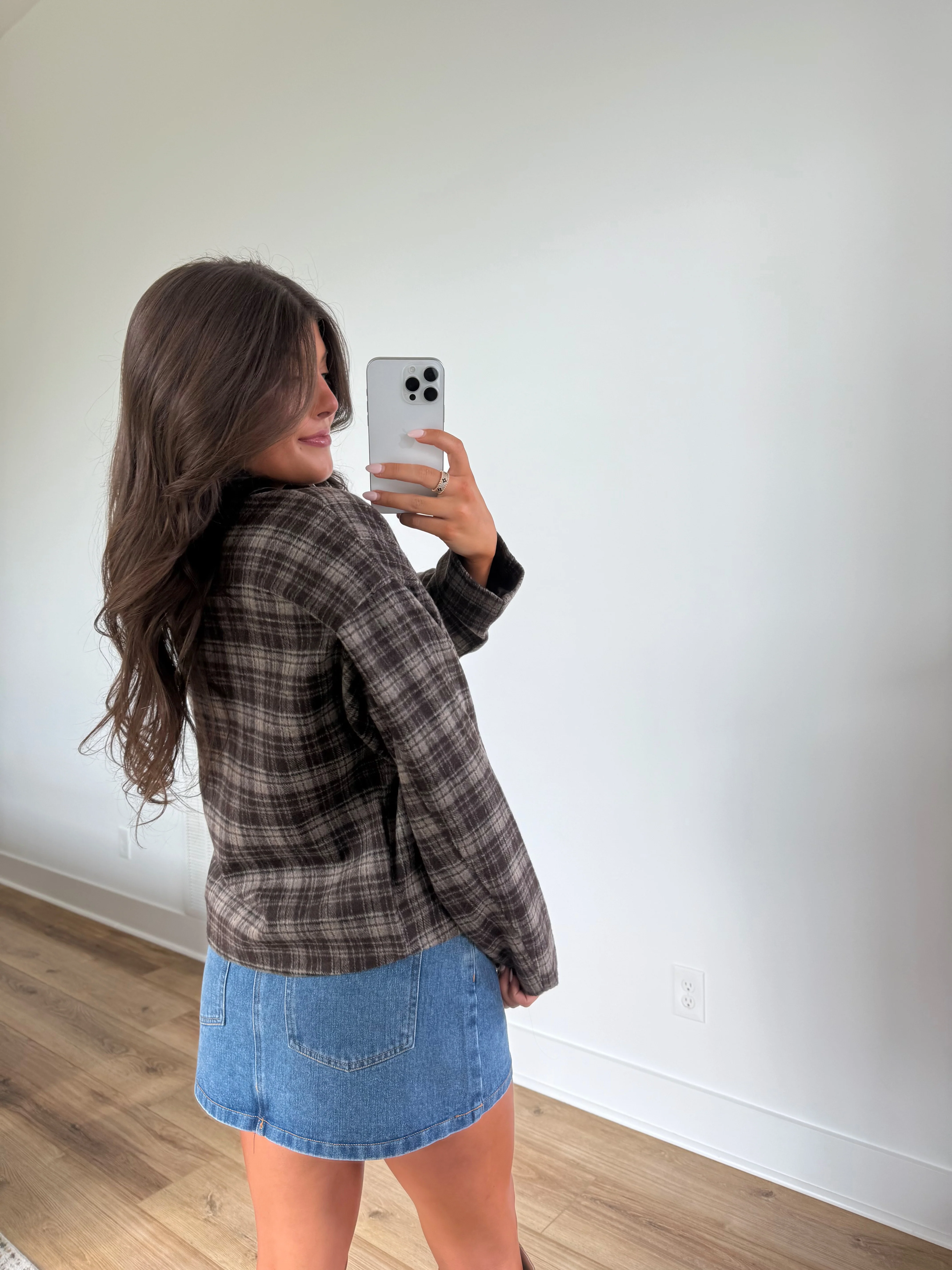 Plaid Flannel Zip-Up - Image 4