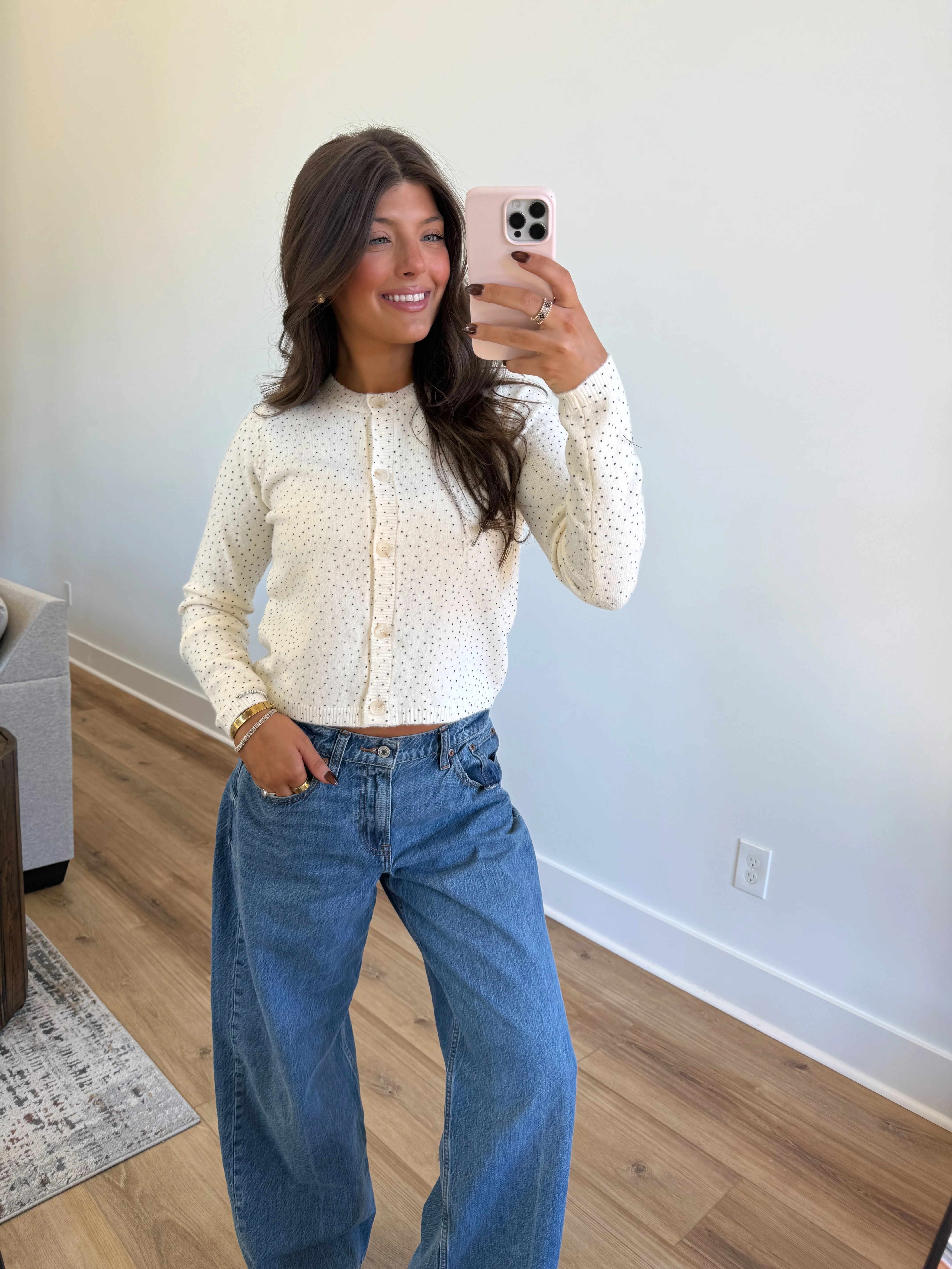 Polka Dot Cardigan