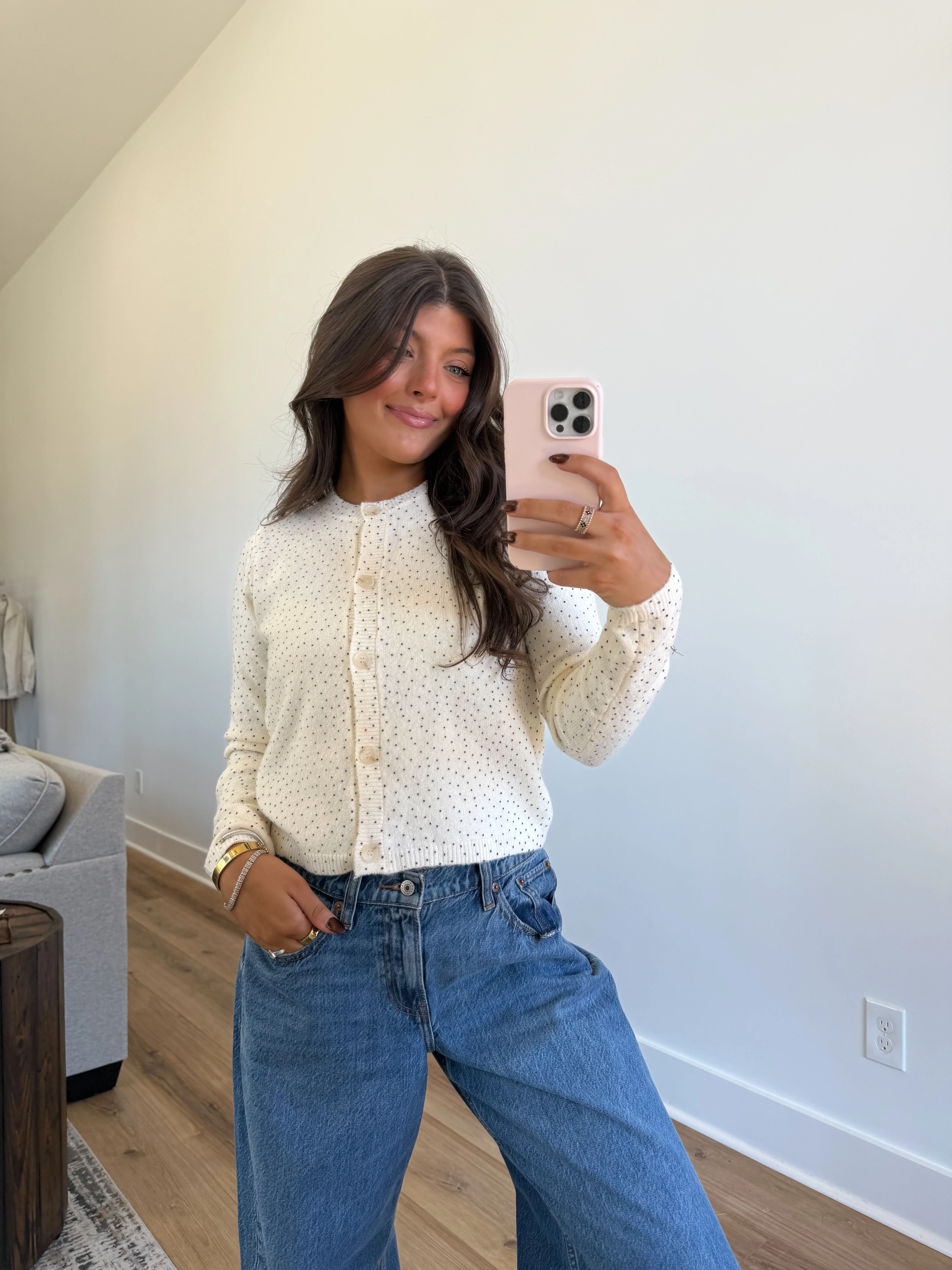 Polka Dot Cardigan - Image 2