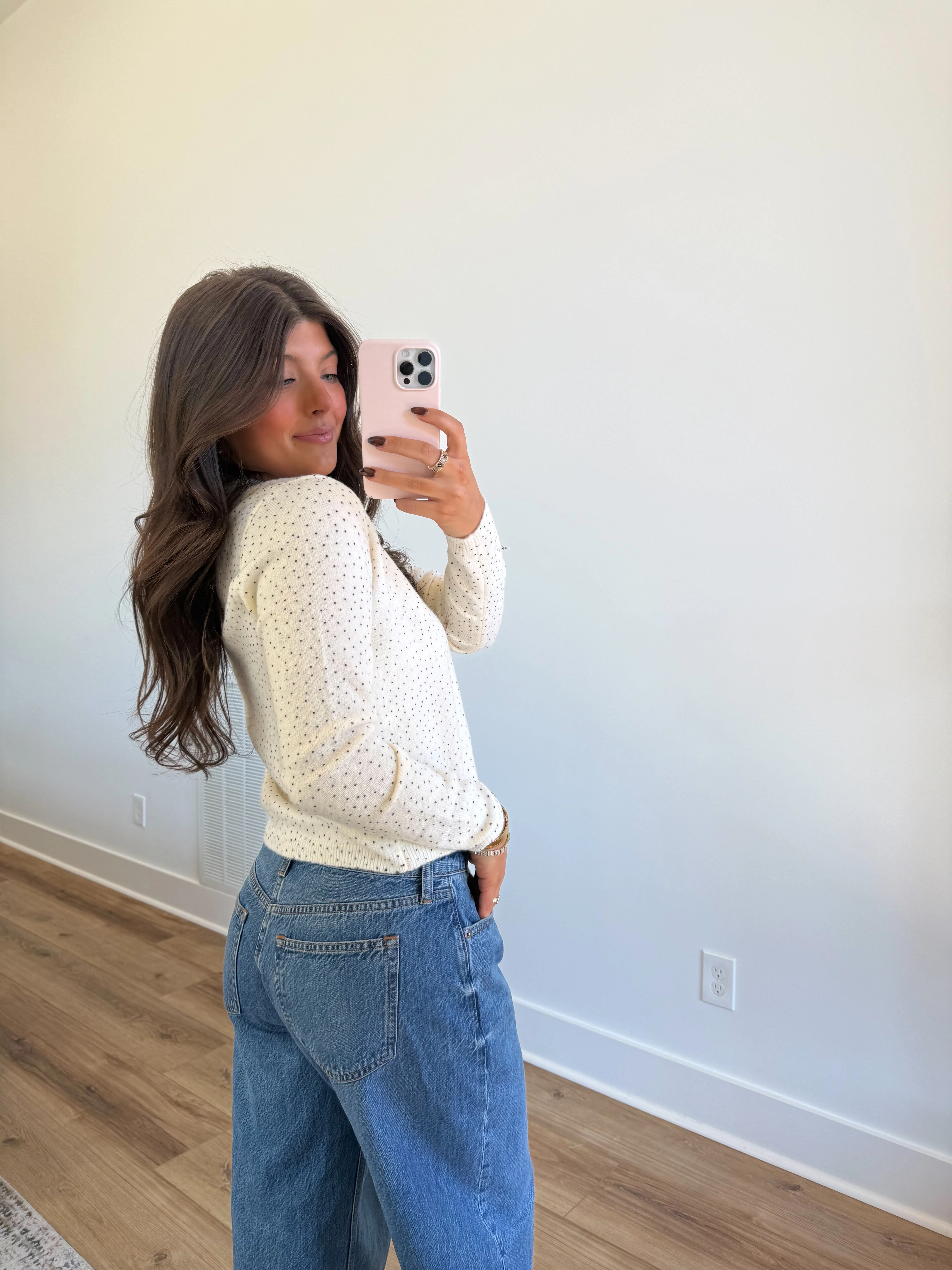 Polka Dot Cardigan - Image 3