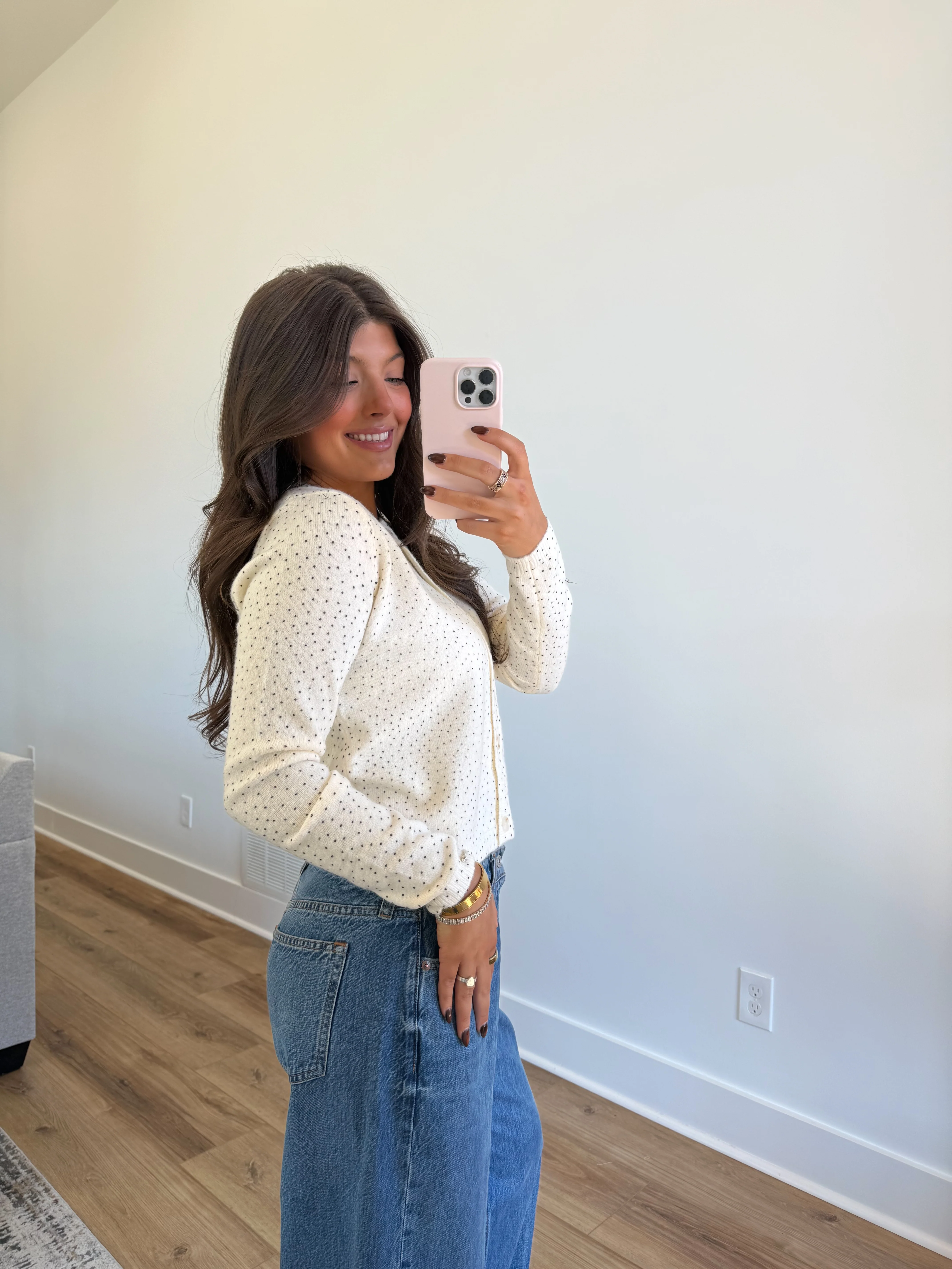 Polka Dot Cardigan - Image 5