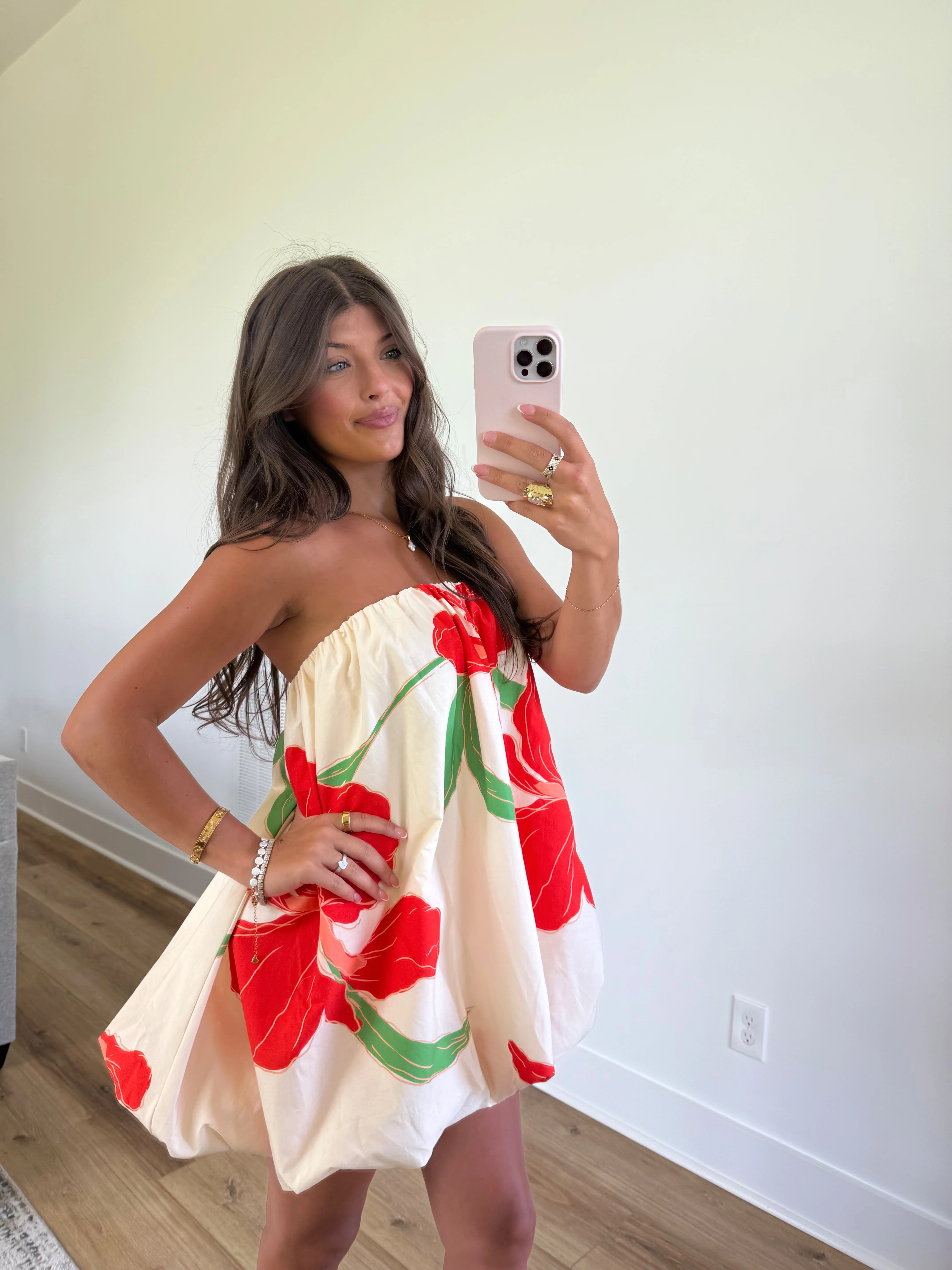 Poppy Bubble Bow Mini Dress - Image 4
