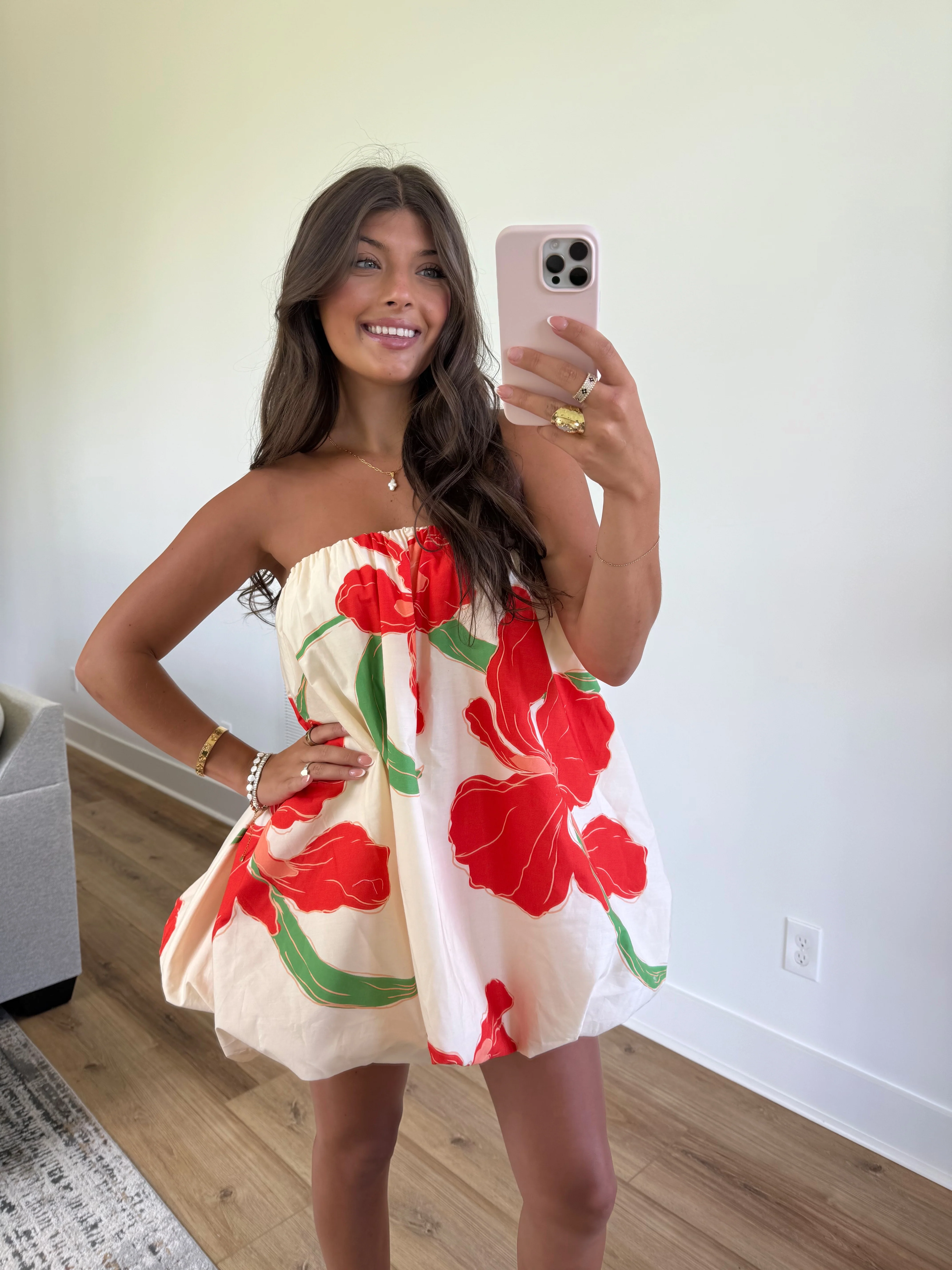 Poppy Bubble Bow Mini Dress - Image 5