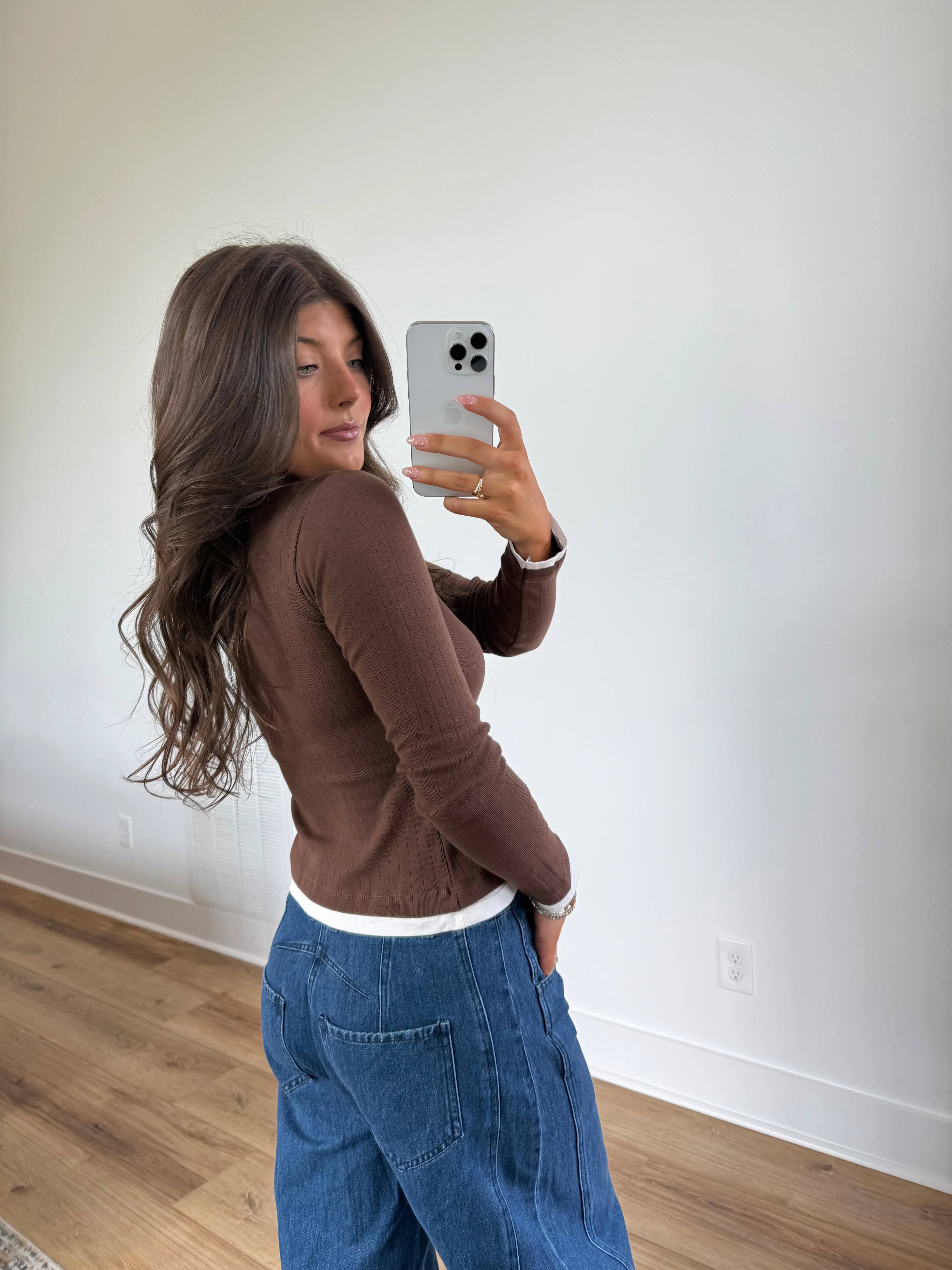 Prep Fall Top (Brown) - Image 5