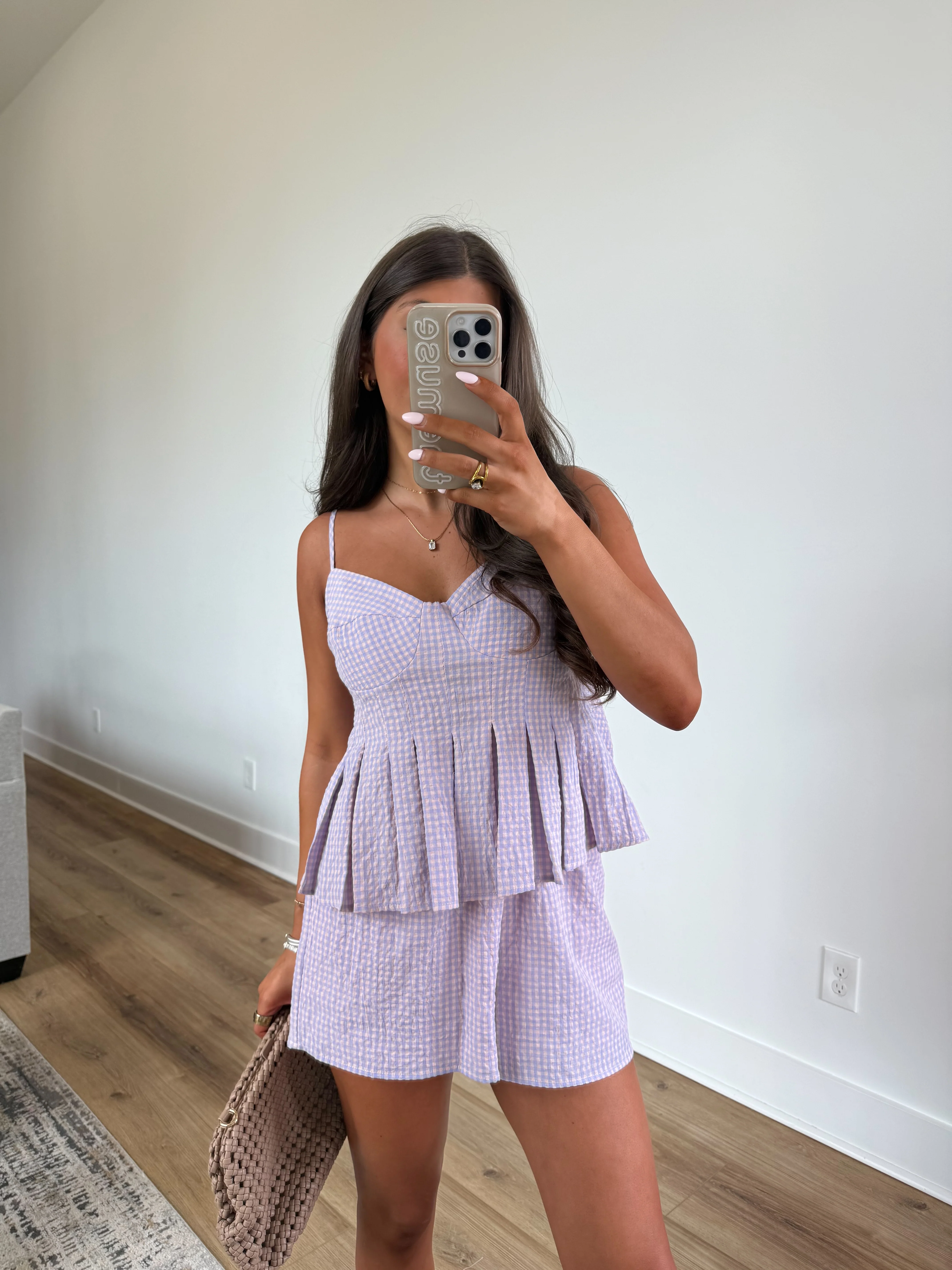 Purple/Pink Peplum Set - Image 4