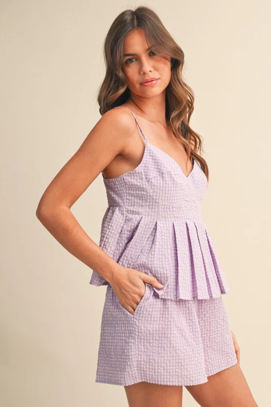 Purple/Pink Peplum Set - Image 8