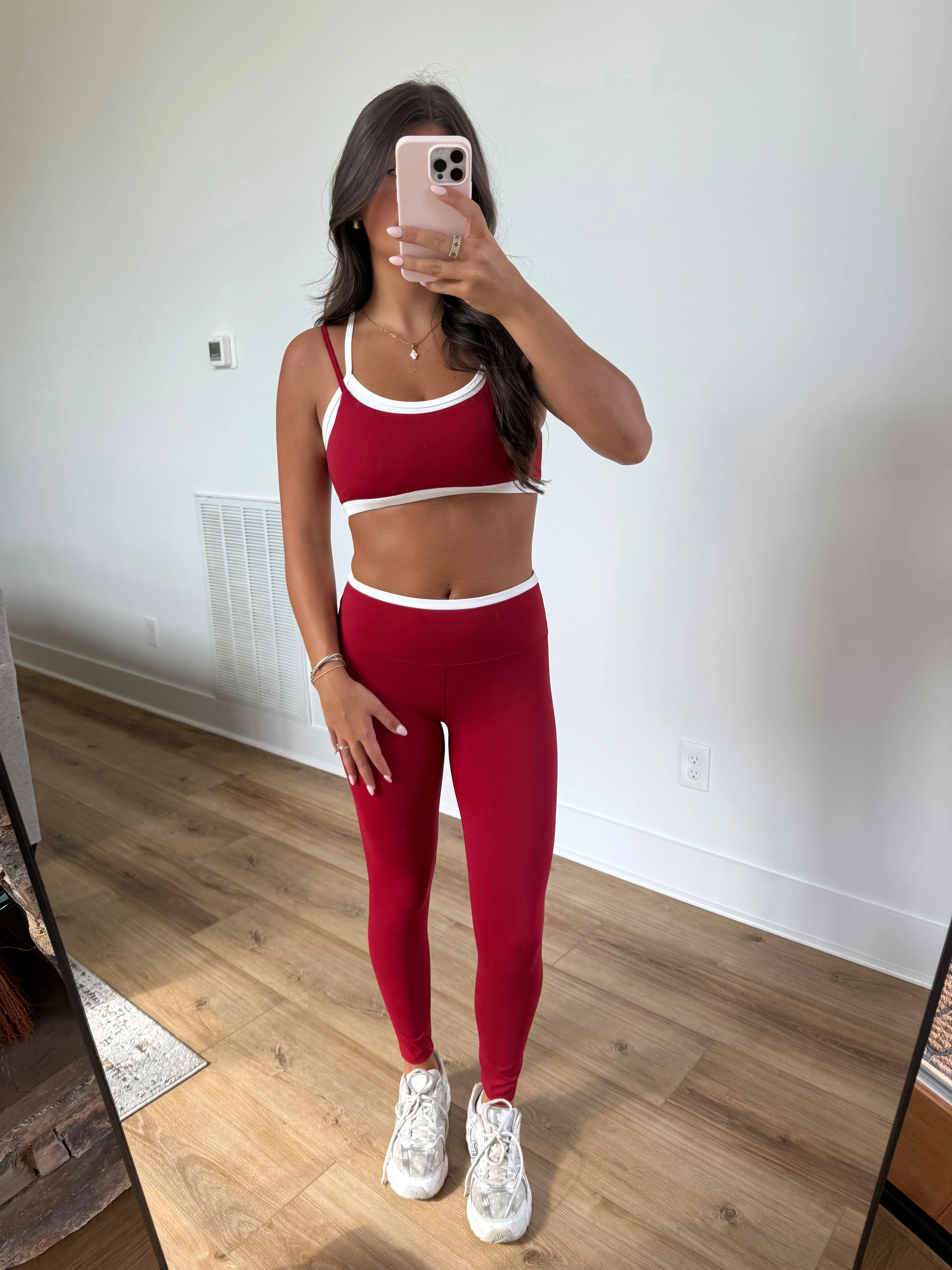 Red Layered LEGGINGS - Image 4