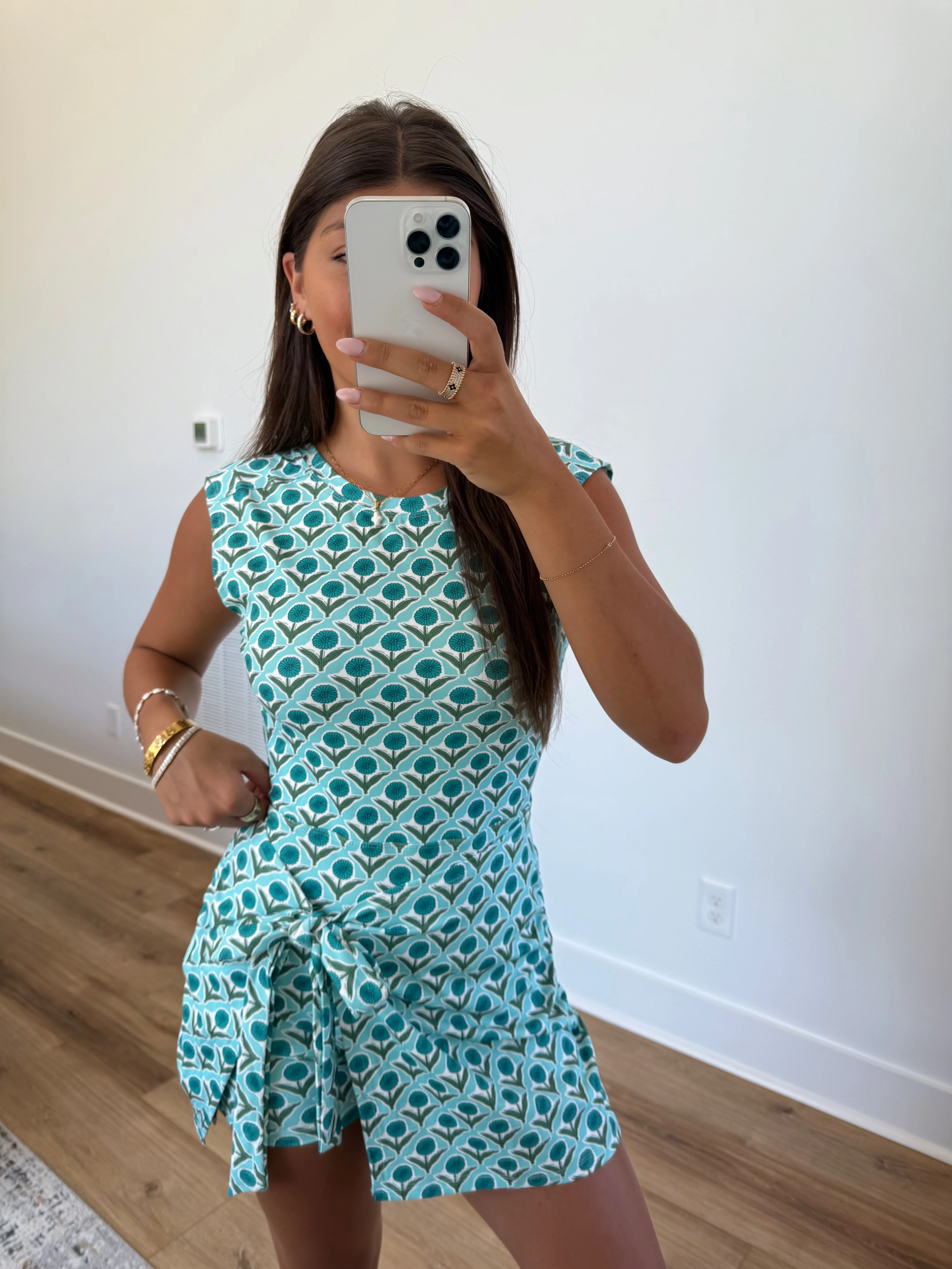 Retro Bloom Wrap Romper - Image 4
