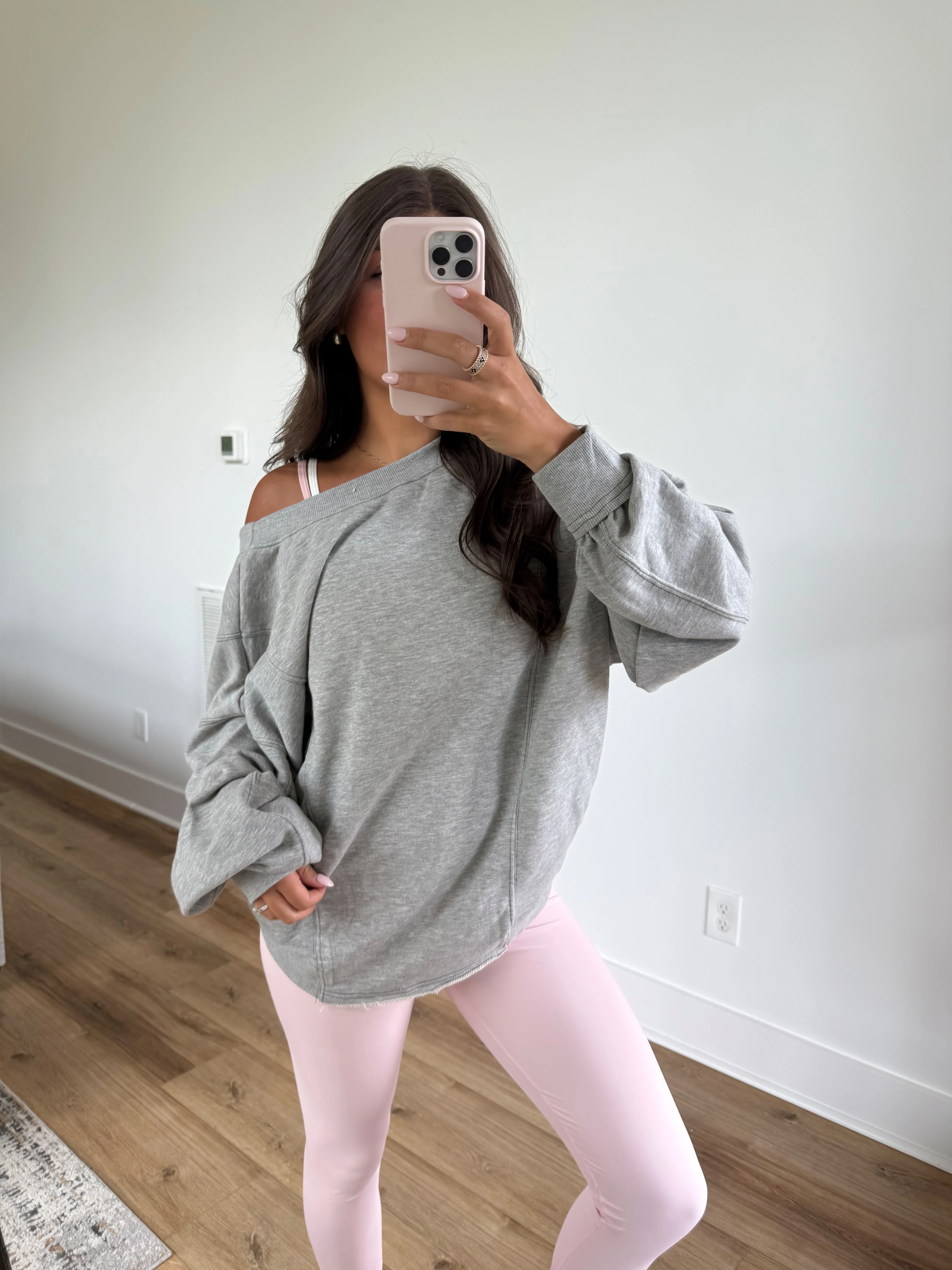 Reversible Twist Sweater (Grey) - Image 2