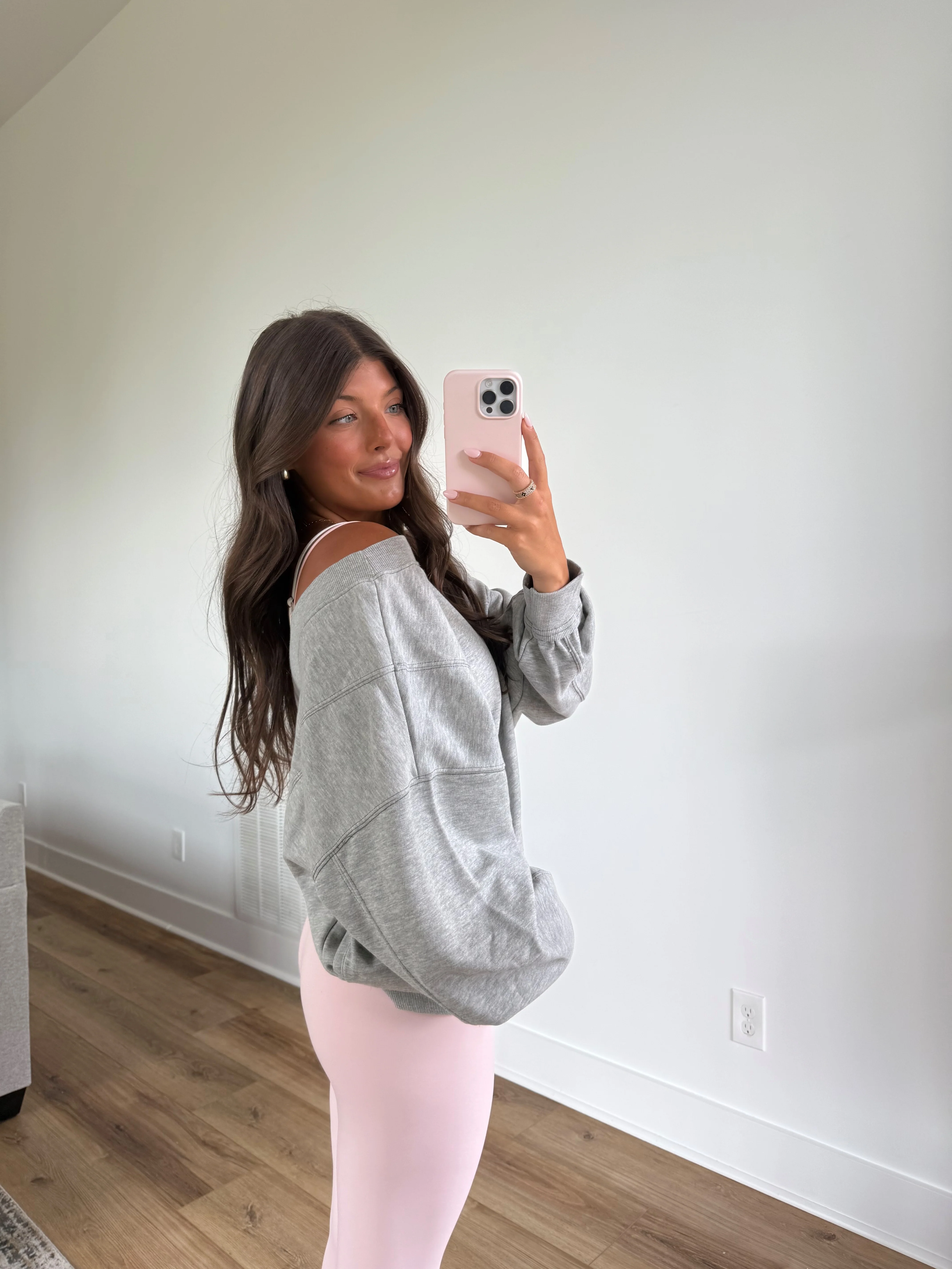 Reversible Twist Sweater (Grey) - Image 4