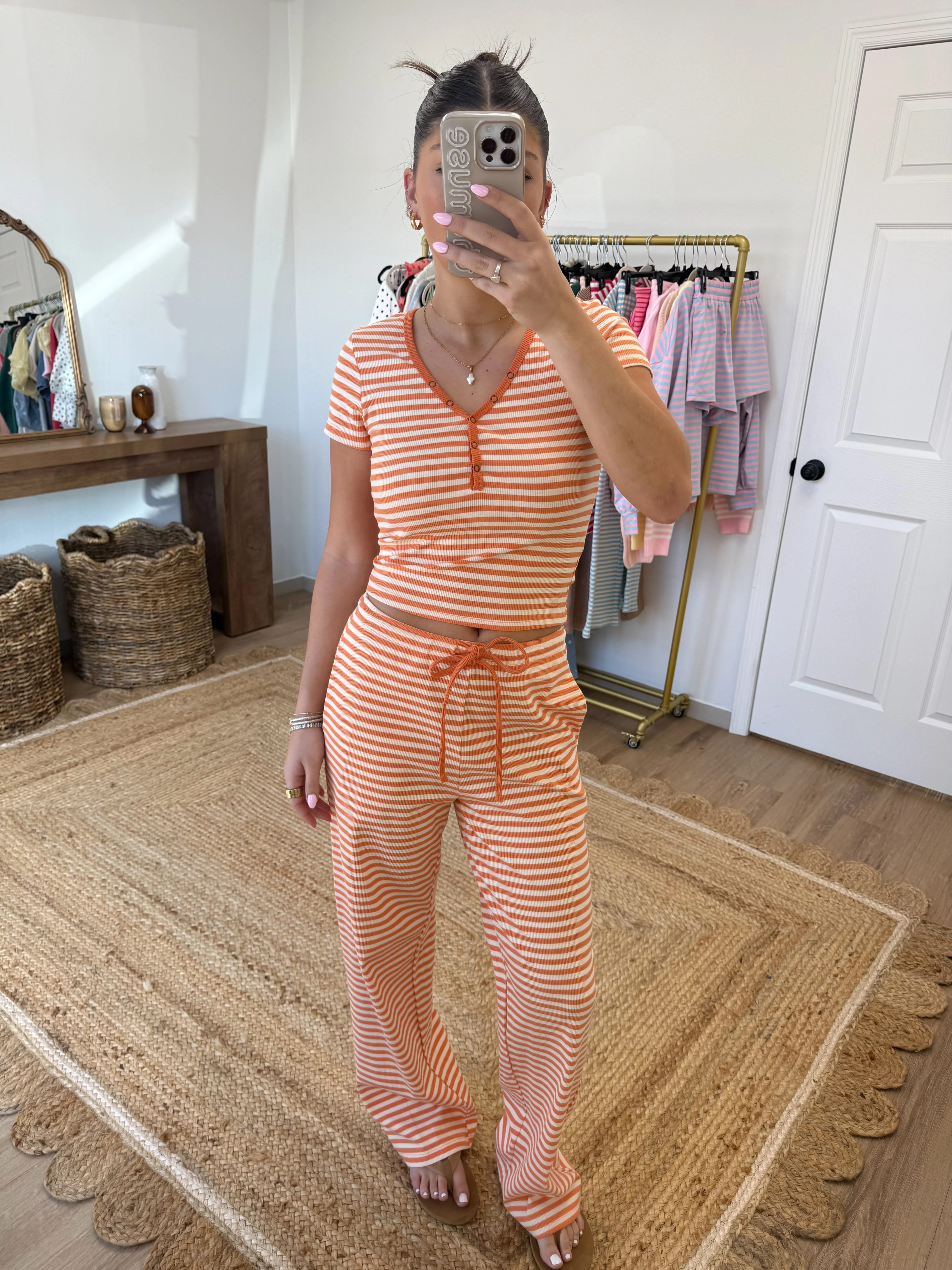 Saltair Stripe Set (Orange) - Image 4