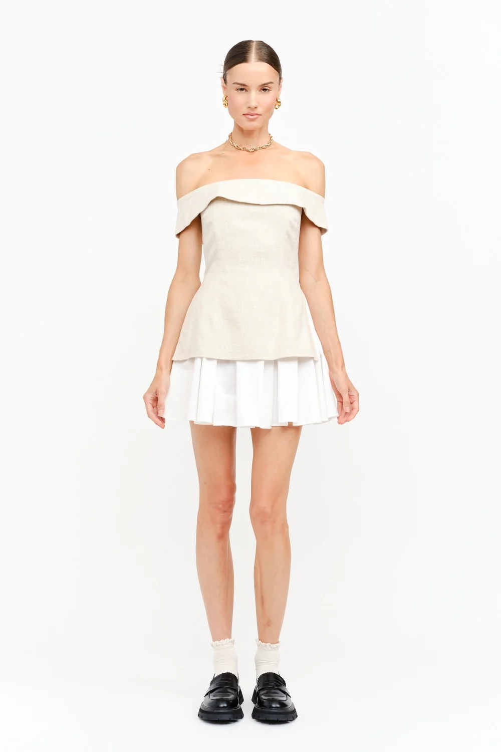 Sandy Linen Mini Dress - Image 5