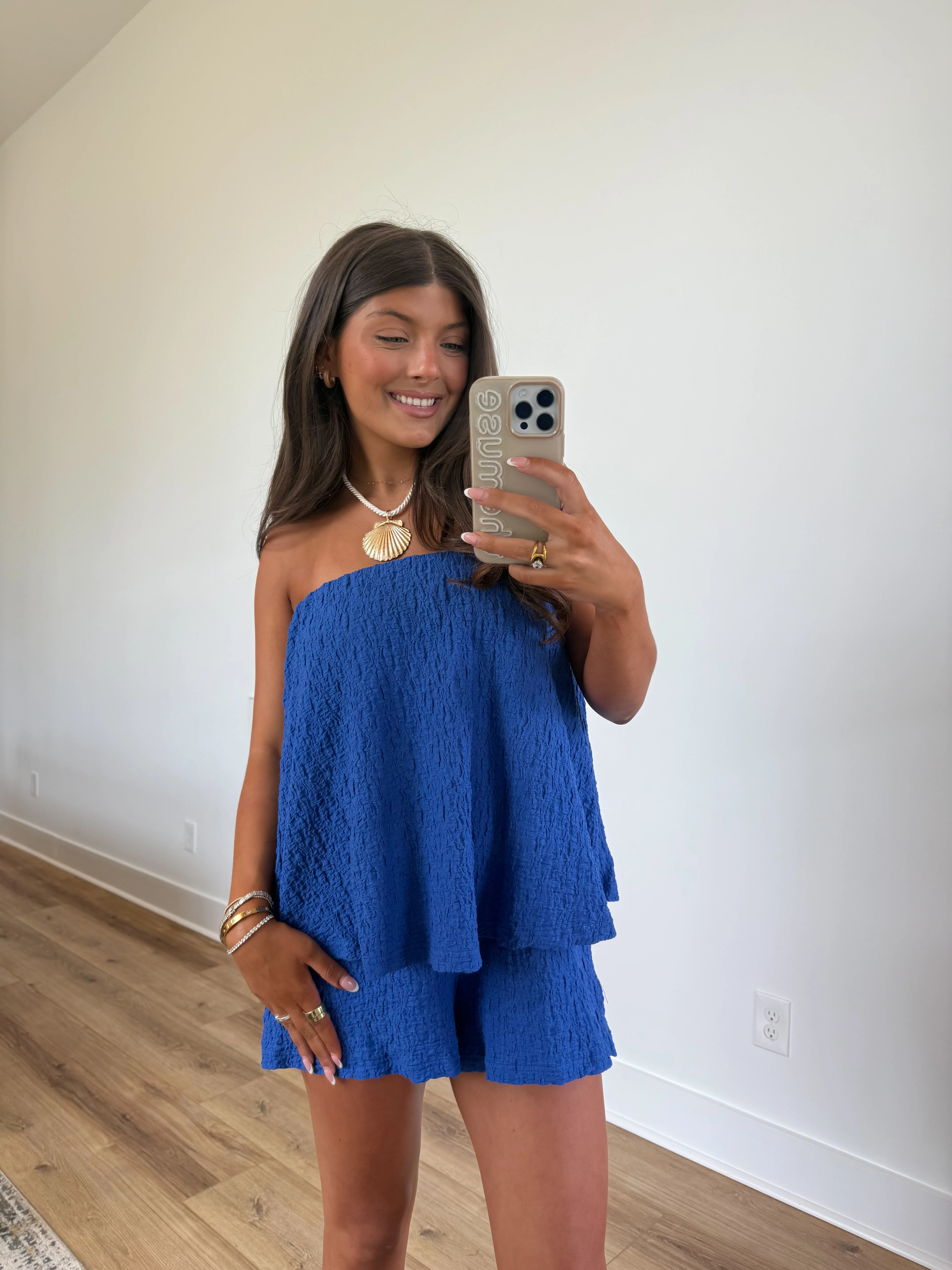 Santorini Blue Romper - Image 2
