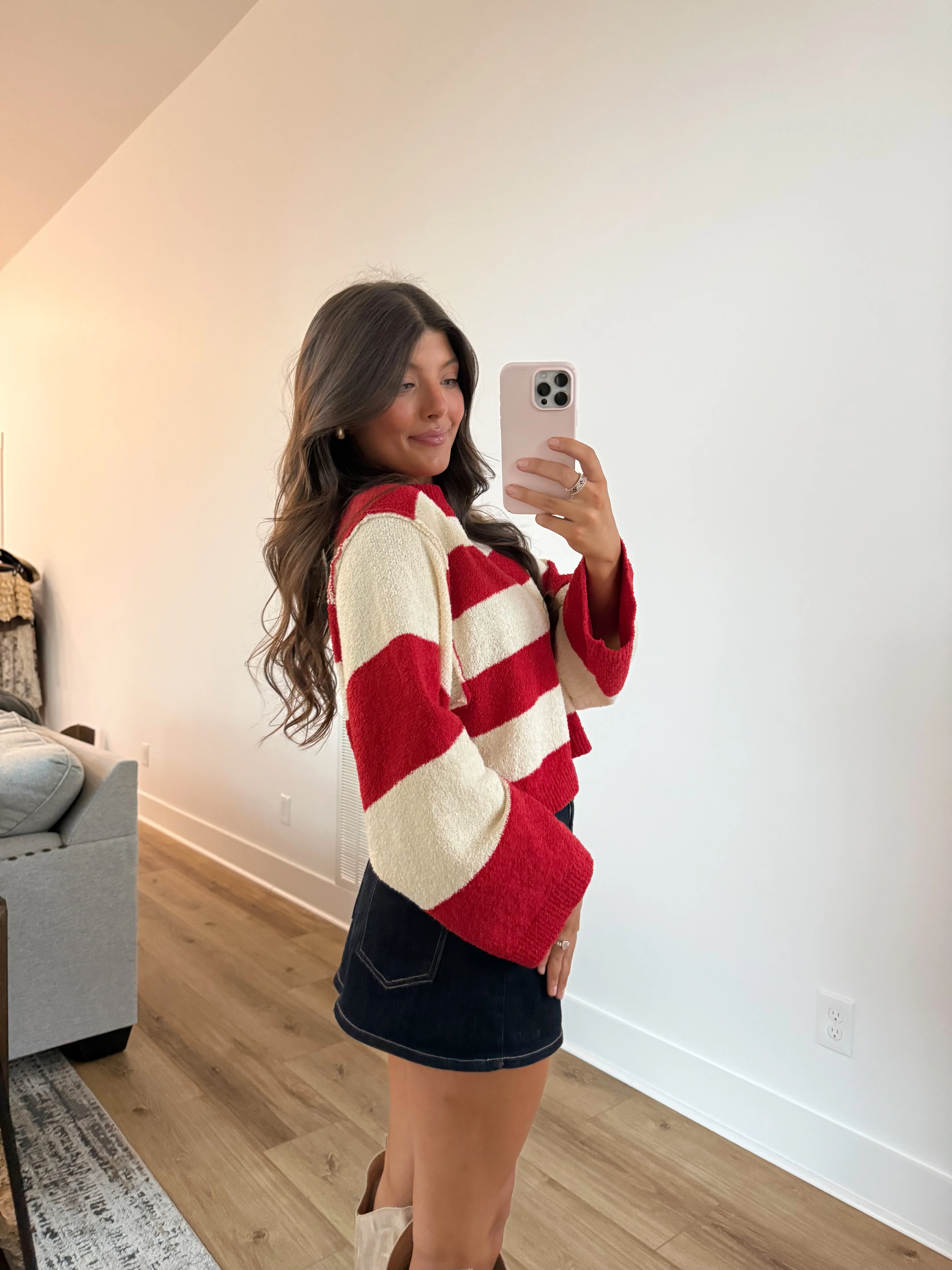 Scarlet Stripe Sweater - Image 3