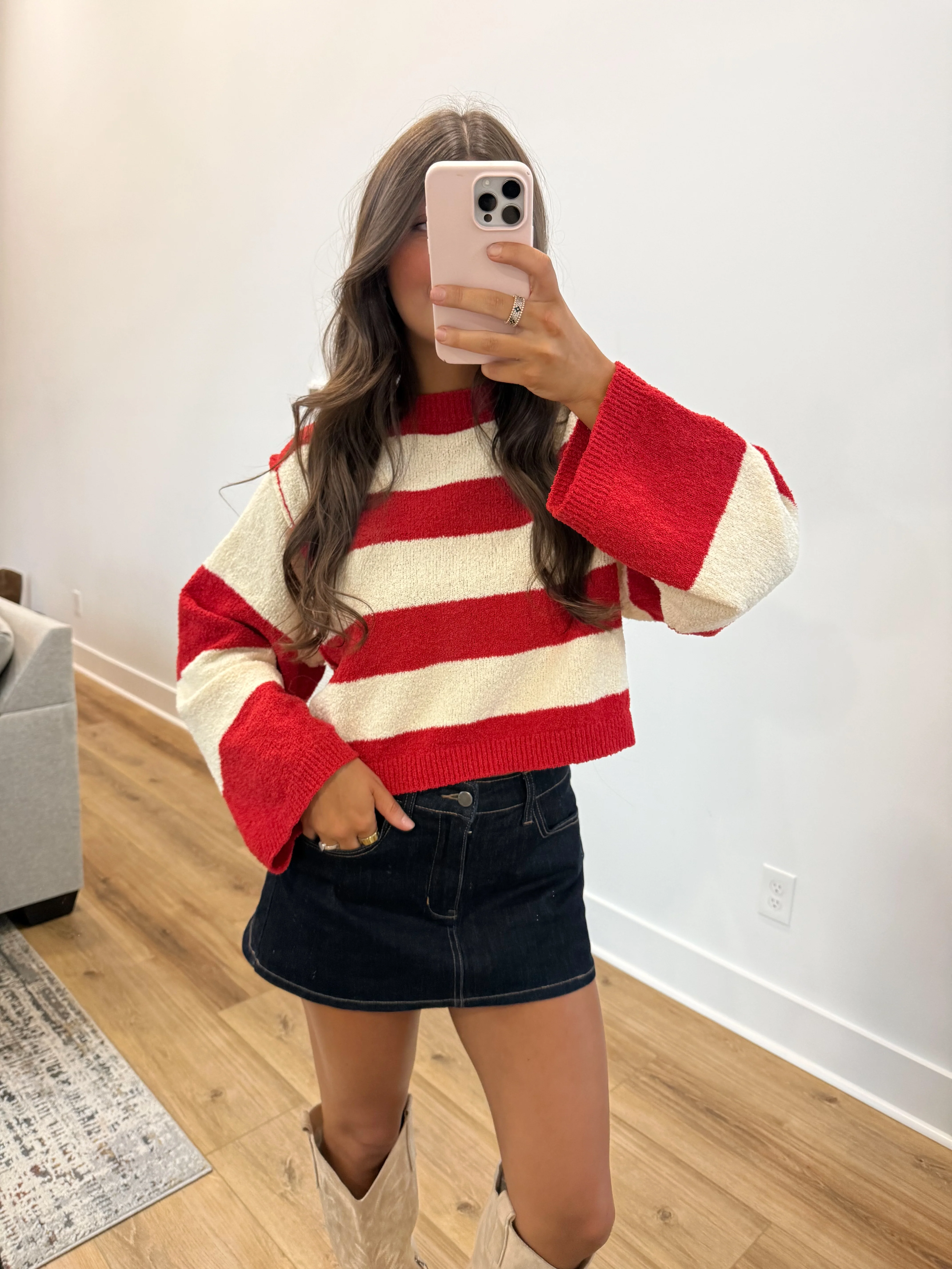 Scarlet Stripe Sweater - Image 5