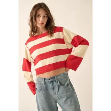 Scarlet Stripe Sweater - Image 6