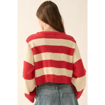 Scarlet Stripe Sweater - Image 7