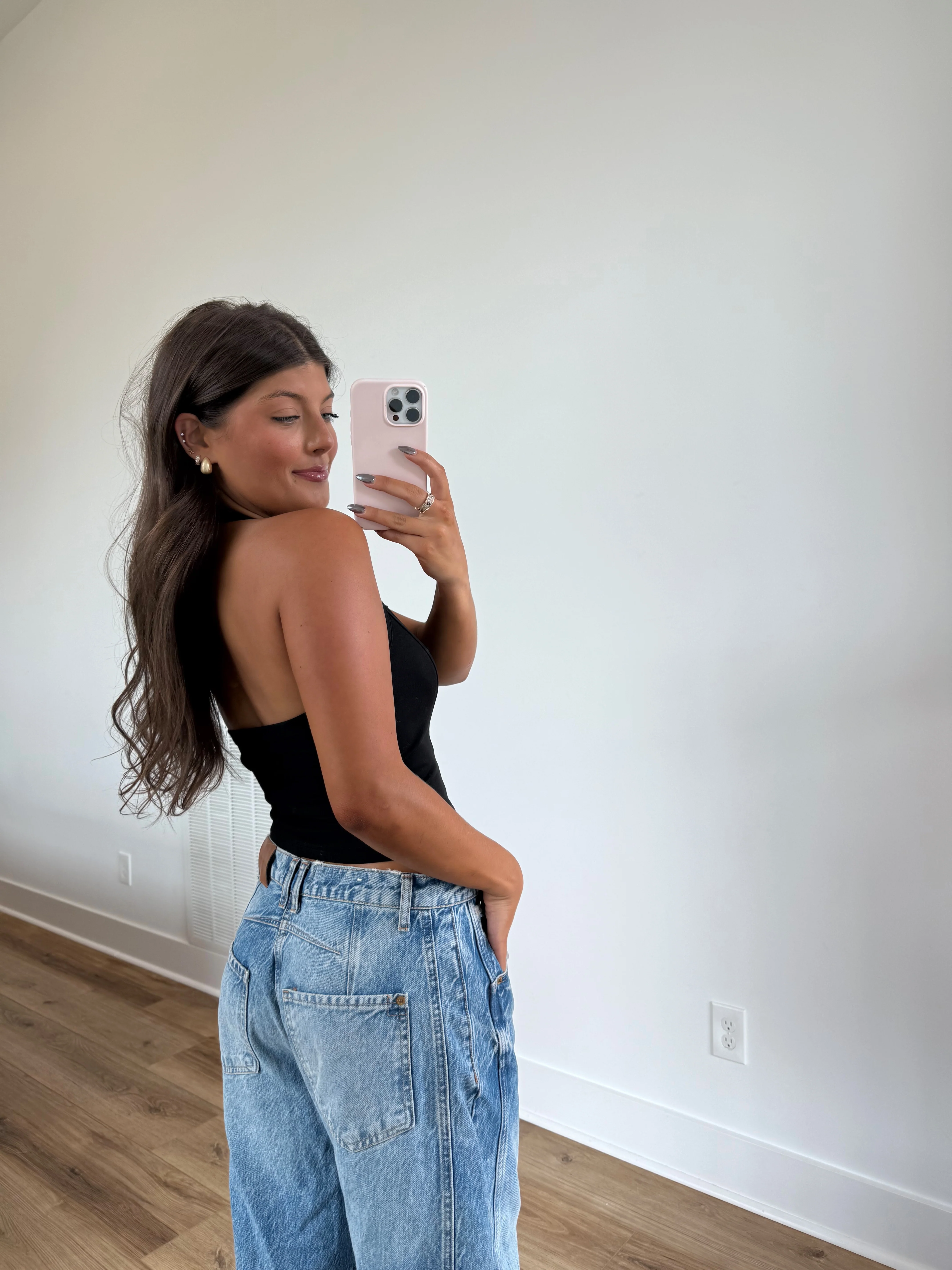 Sculpt Halter Top (Black) - Image 6