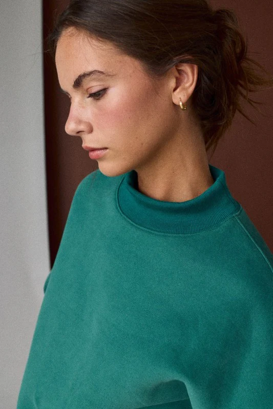 Seafoam Mockneck Pullover - Image 6