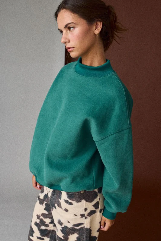 Seafoam Mockneck Pullover - Image 7