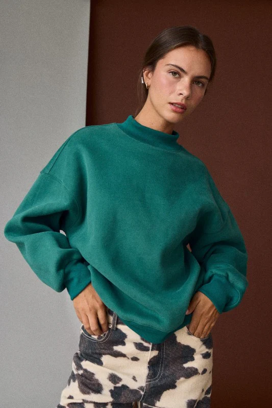 Seafoam Mockneck Pullover - Image 8