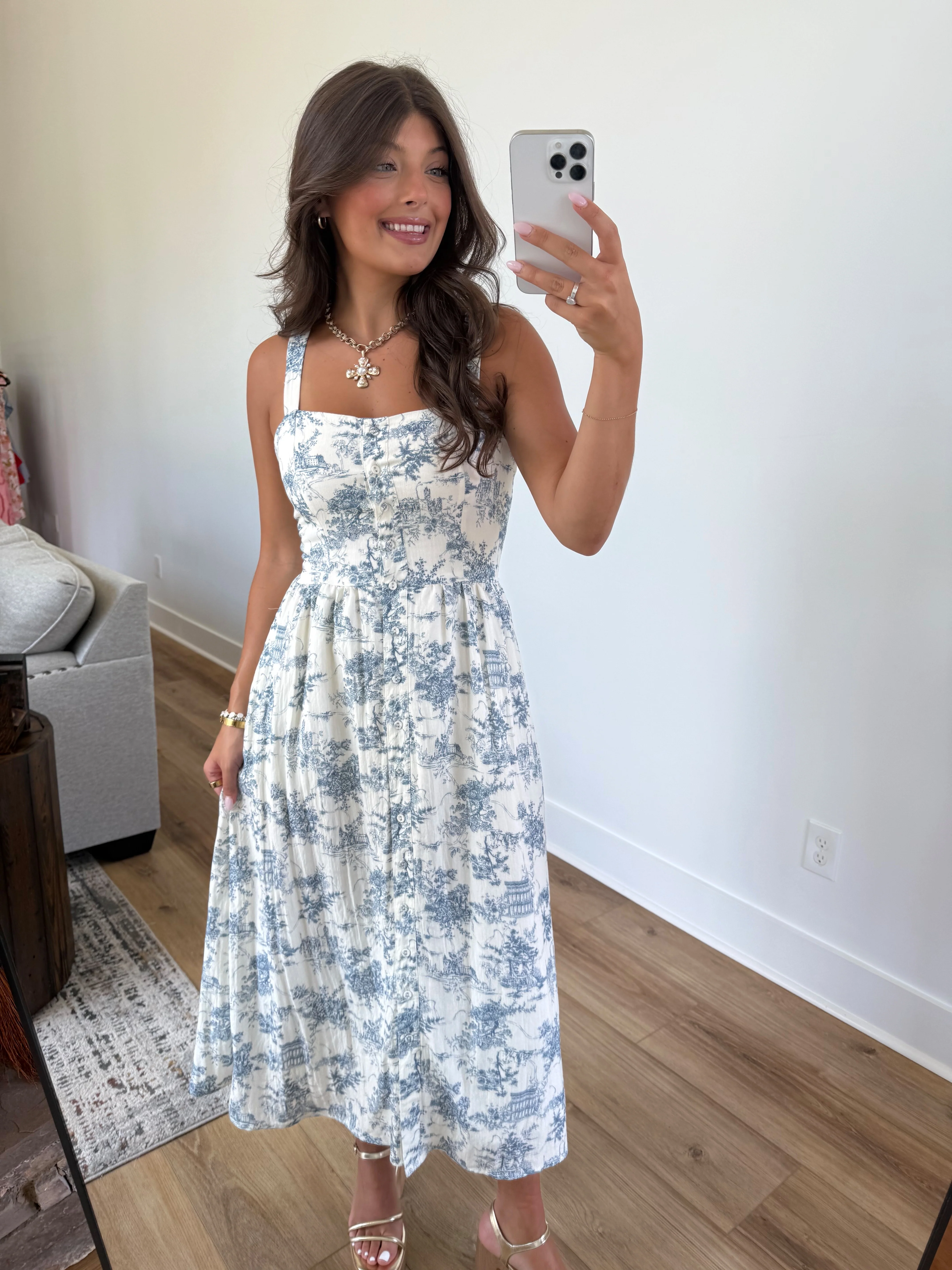Seaside Estate Midi Dress - Image 3