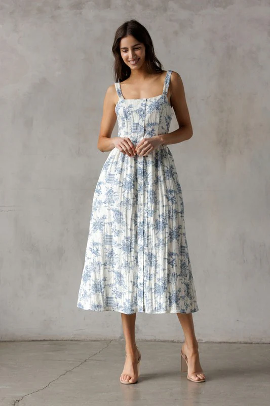 Seaside Estate Midi Dress - Image 5