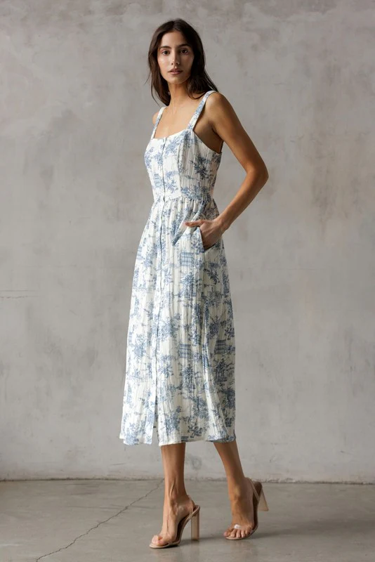 Seaside Estate Midi Dress - Image 7