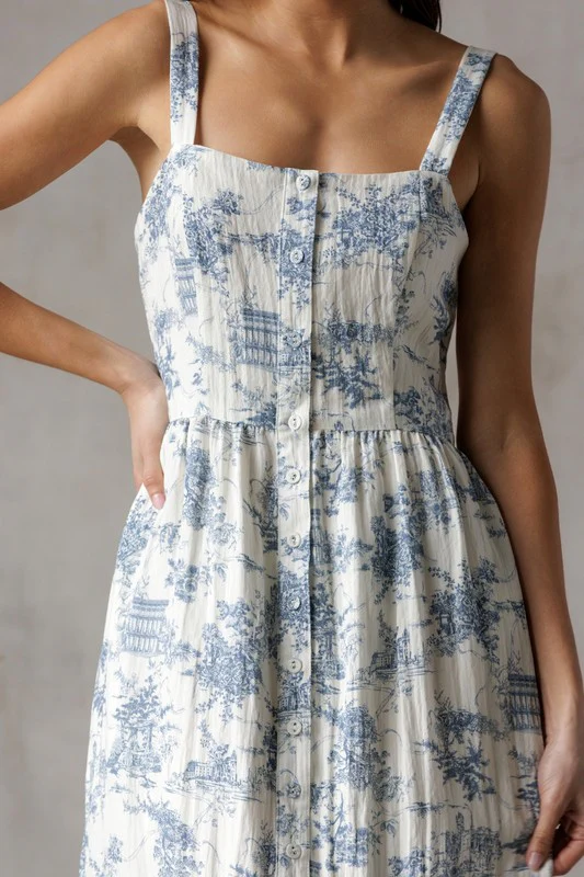 Seaside Estate Midi Dress - Image 8