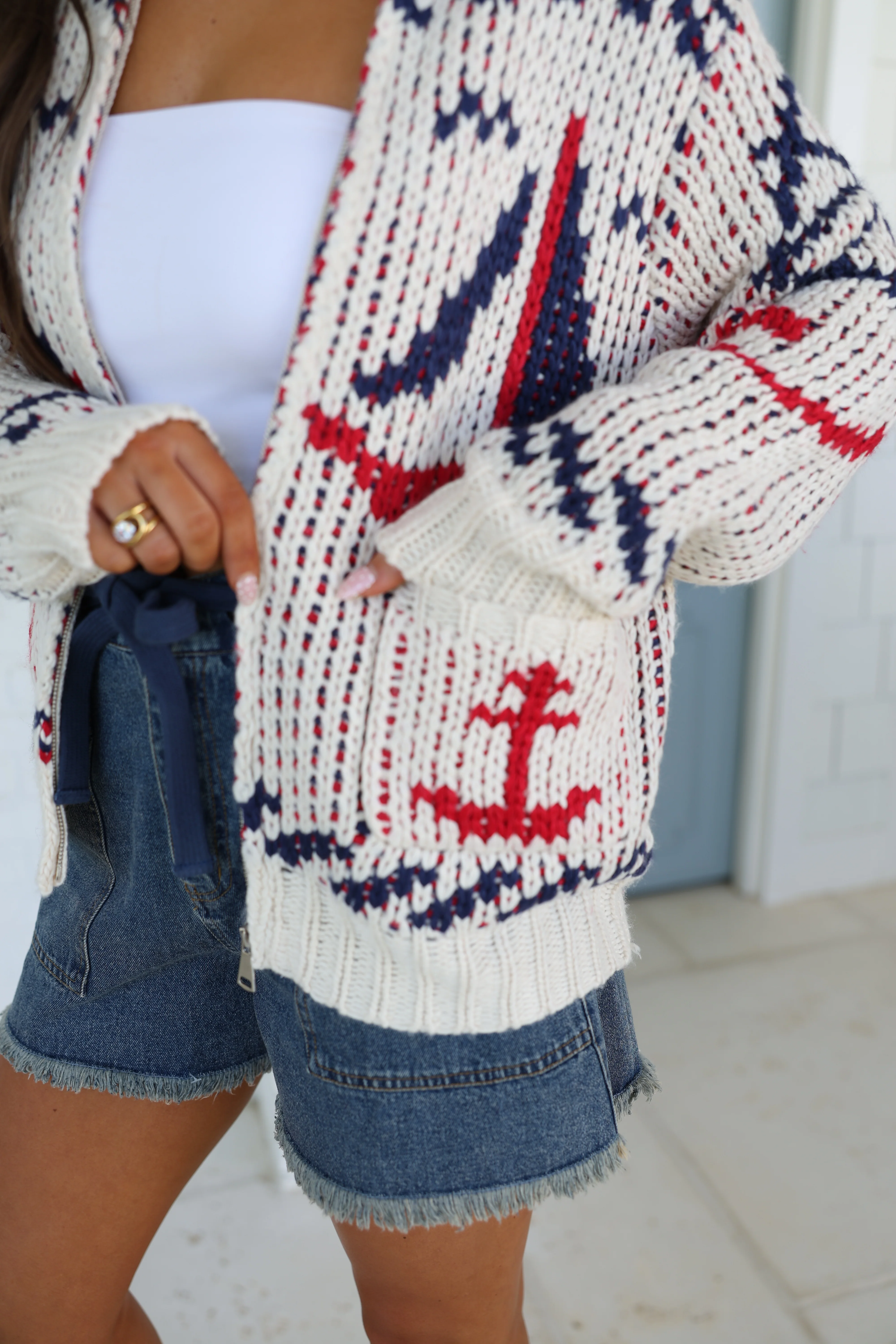Seaside Sailing Cardigan - Image 2
