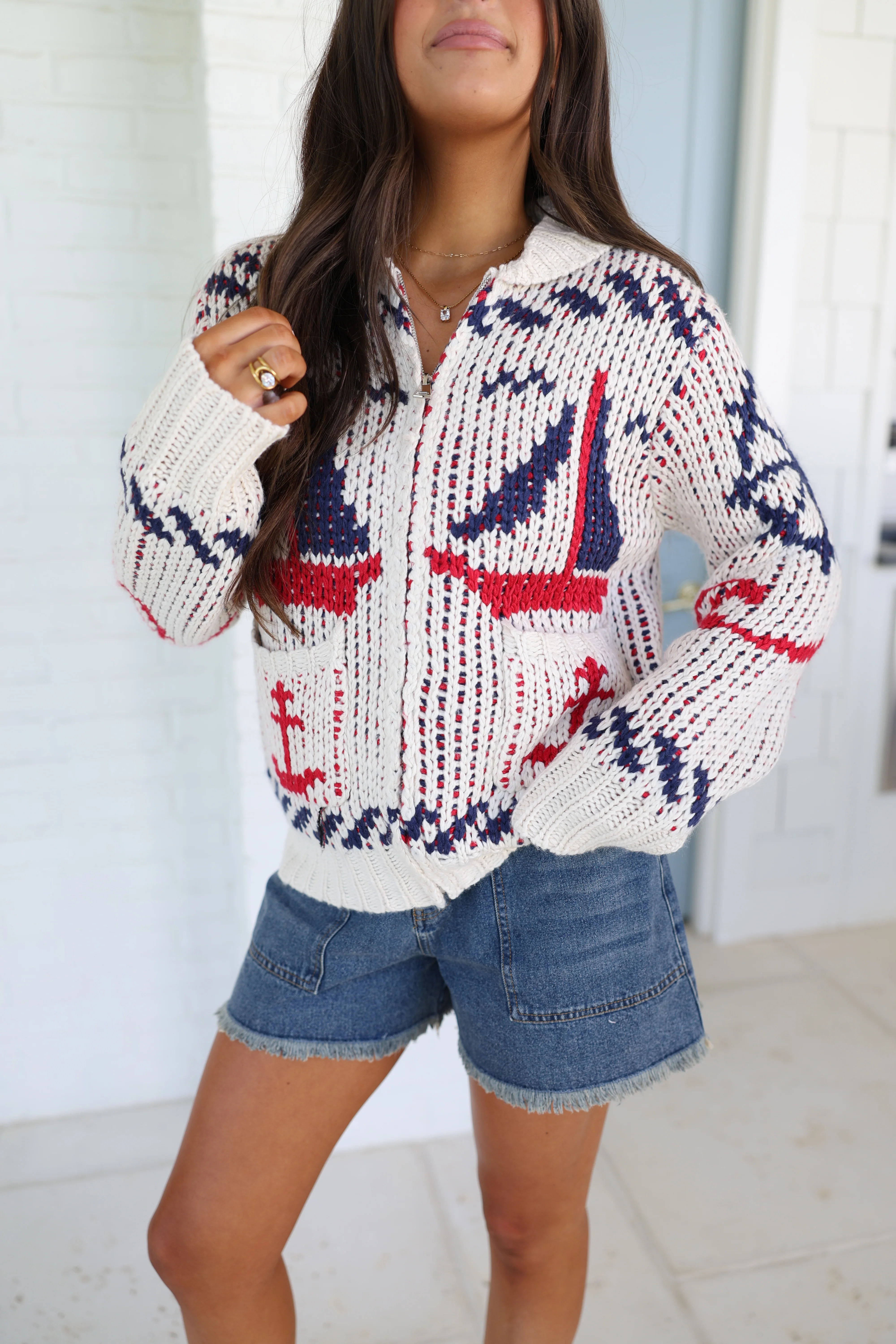 Seaside Sailing Cardigan - Image 3