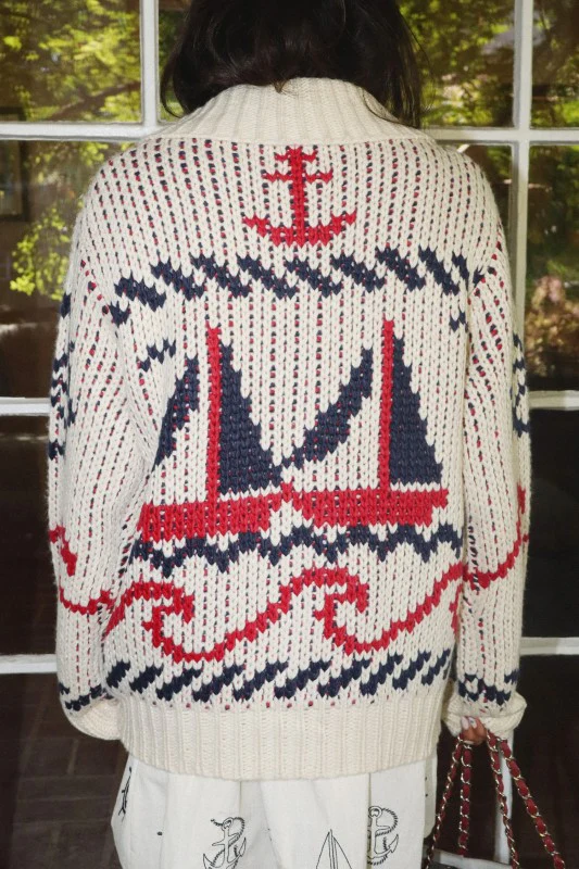 Seaside Sailing Cardigan - Image 7