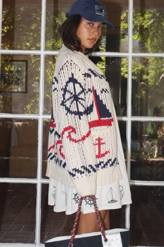 Seaside Sailing Cardigan - Image 8